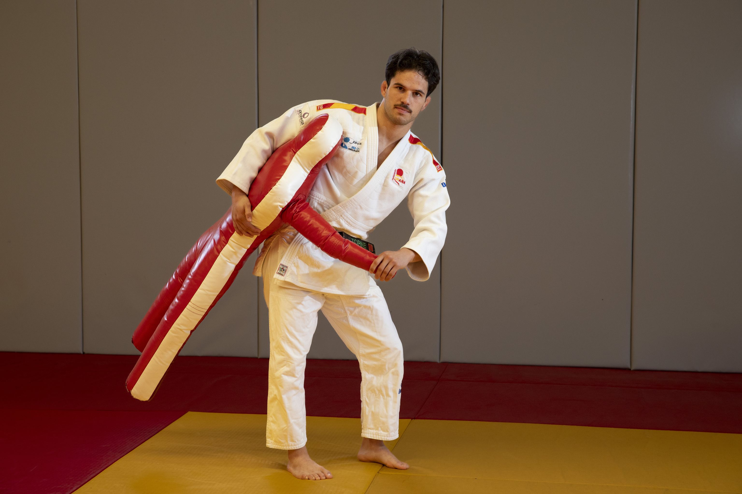 David García Torné, en el Dojo Quino de Brunete.