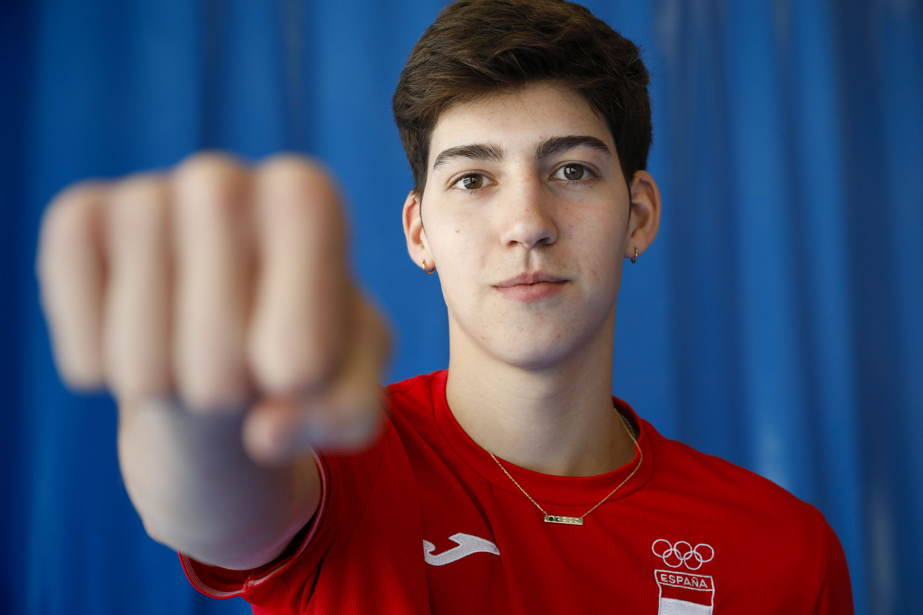 Adrián Vicente posa para EL MUNDO.