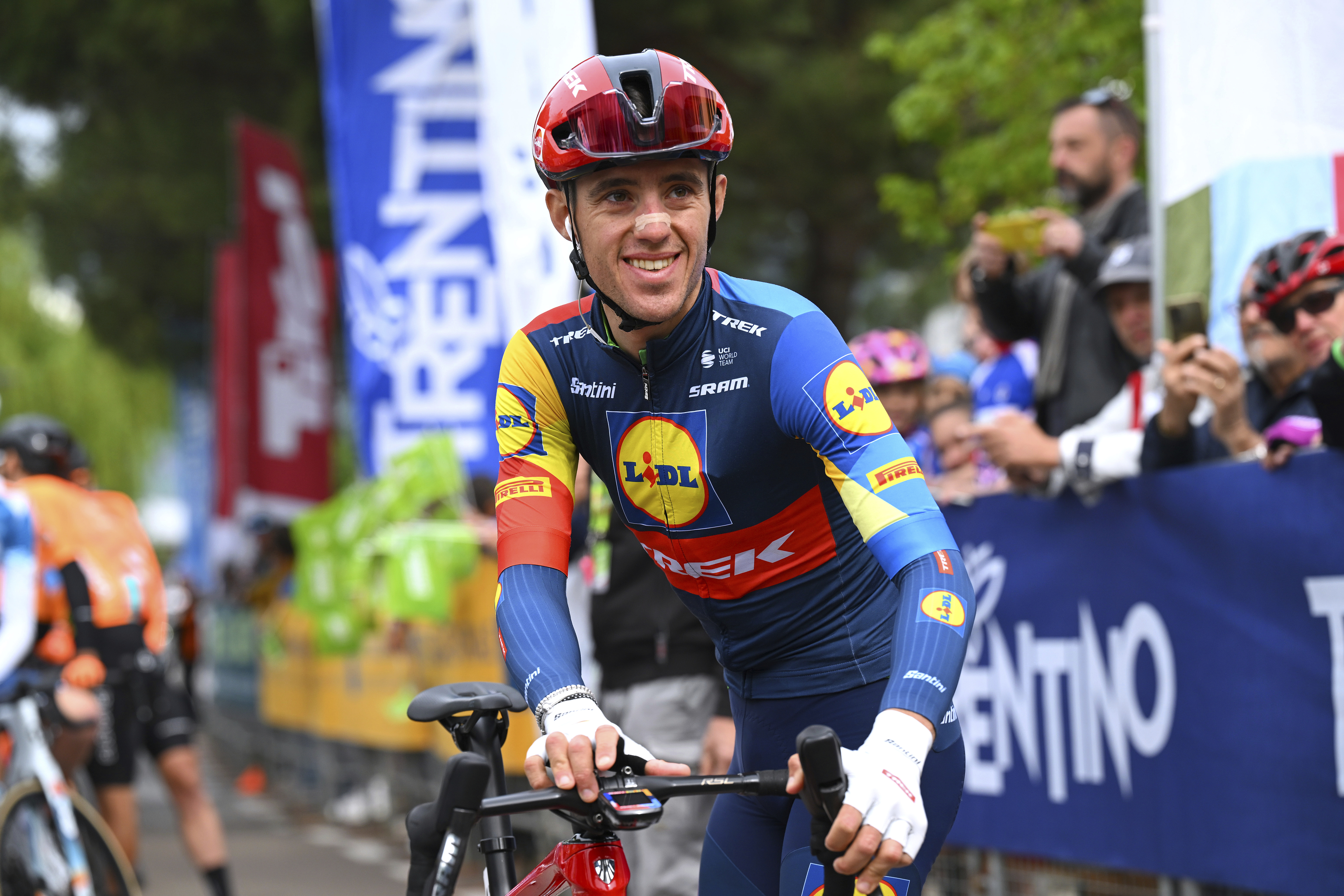 Juanpe López, hace unos días en el Tour de los Alpes.