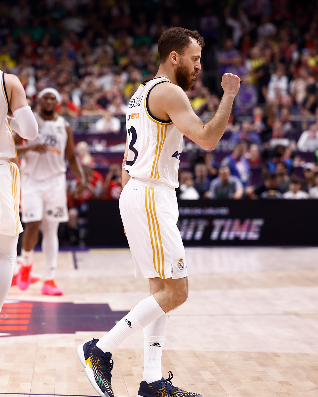 Sergio Rodríguez, durante la semifinal contra Olympiacos.