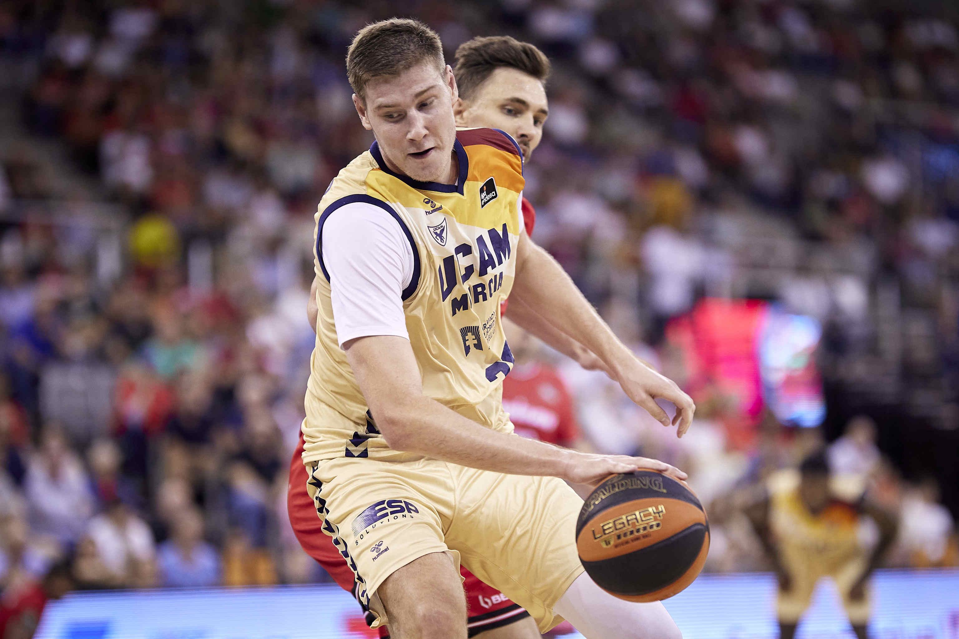 Birgander, durante un partido de esta temporada.