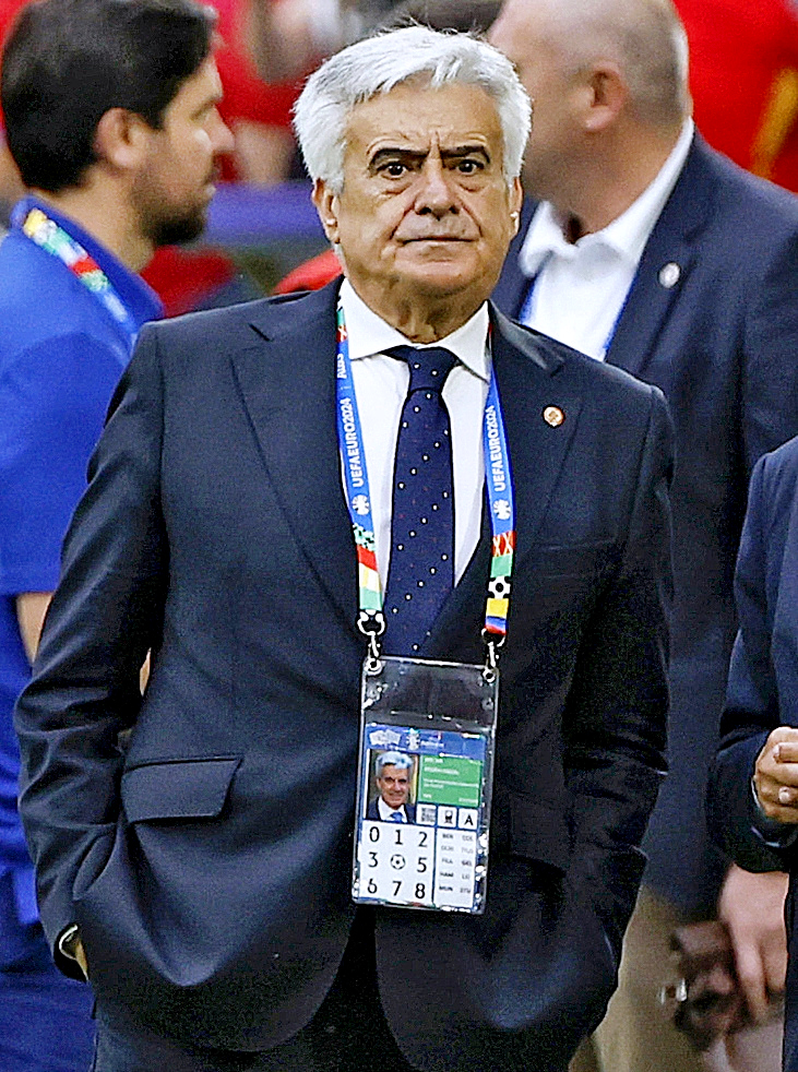 El presidente de la RFEF, Pedro Rocha.