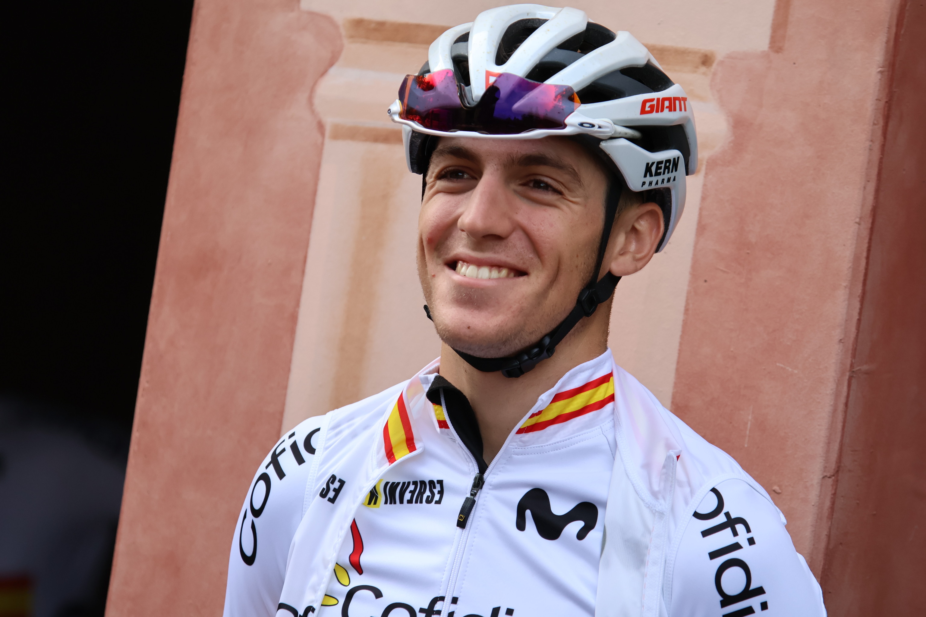 Pablo Castrillo, con la selección española en Zúrich.