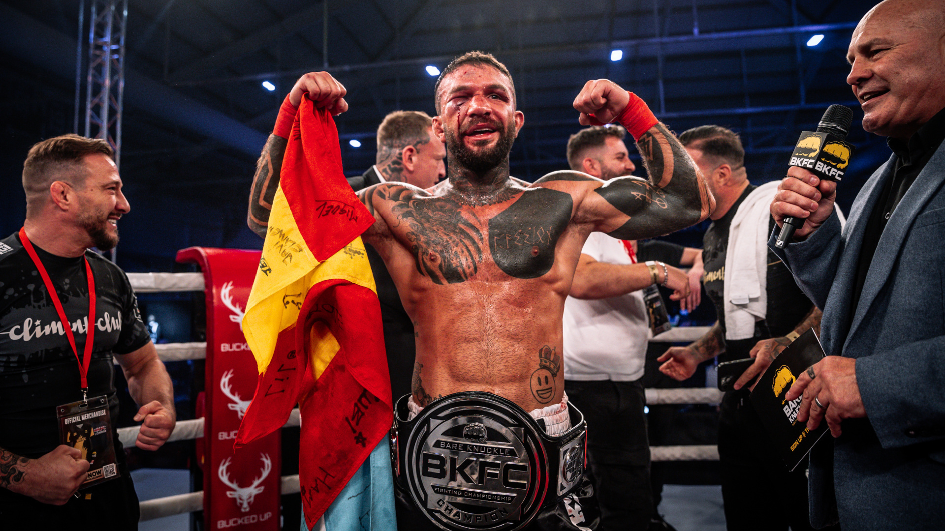 Franco Tenaglia, campeón europeo de peso ligero.