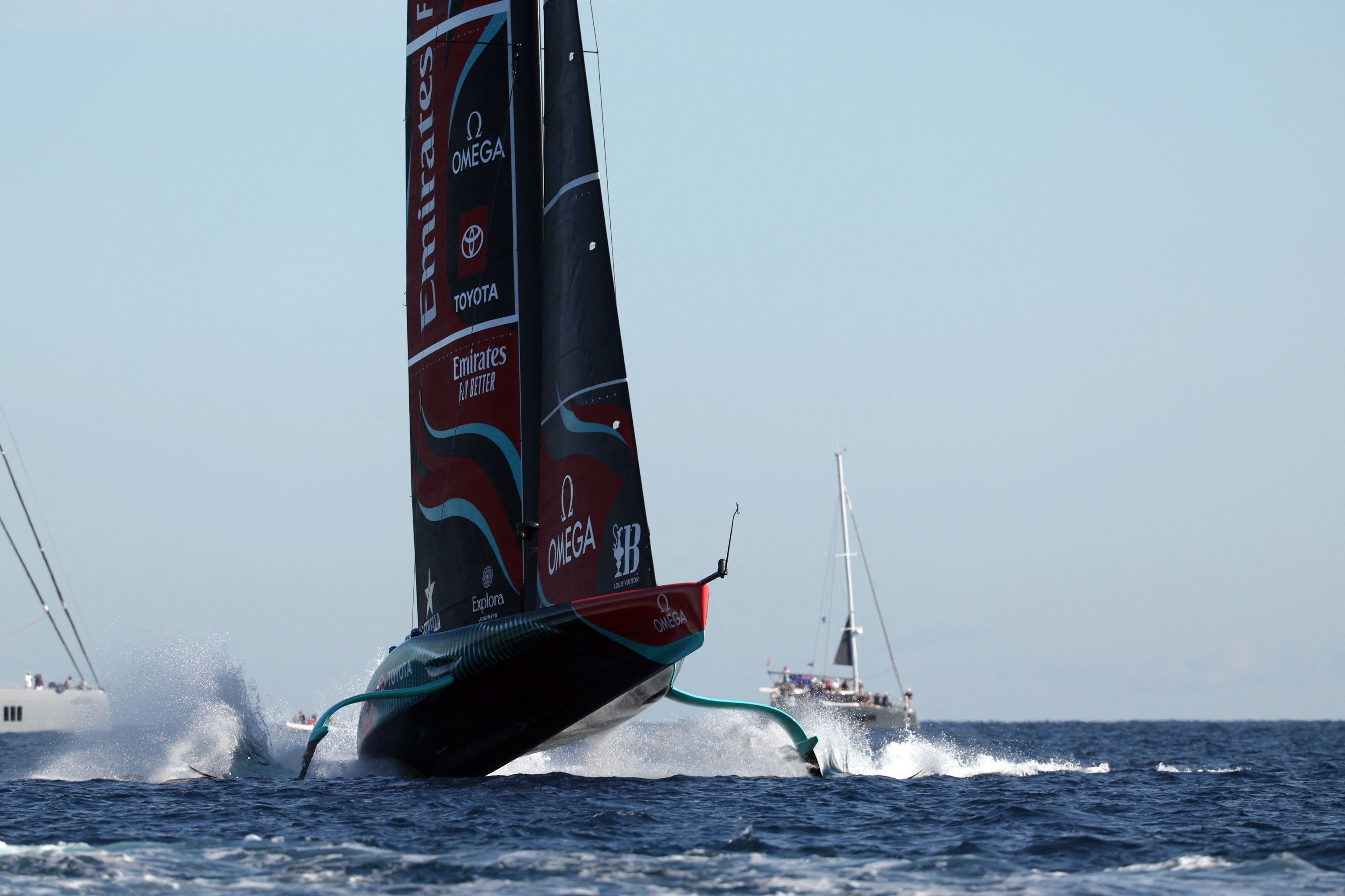 El Emirates Team New Zealand, tras conquistar la Louis Vuitton America's Cup.