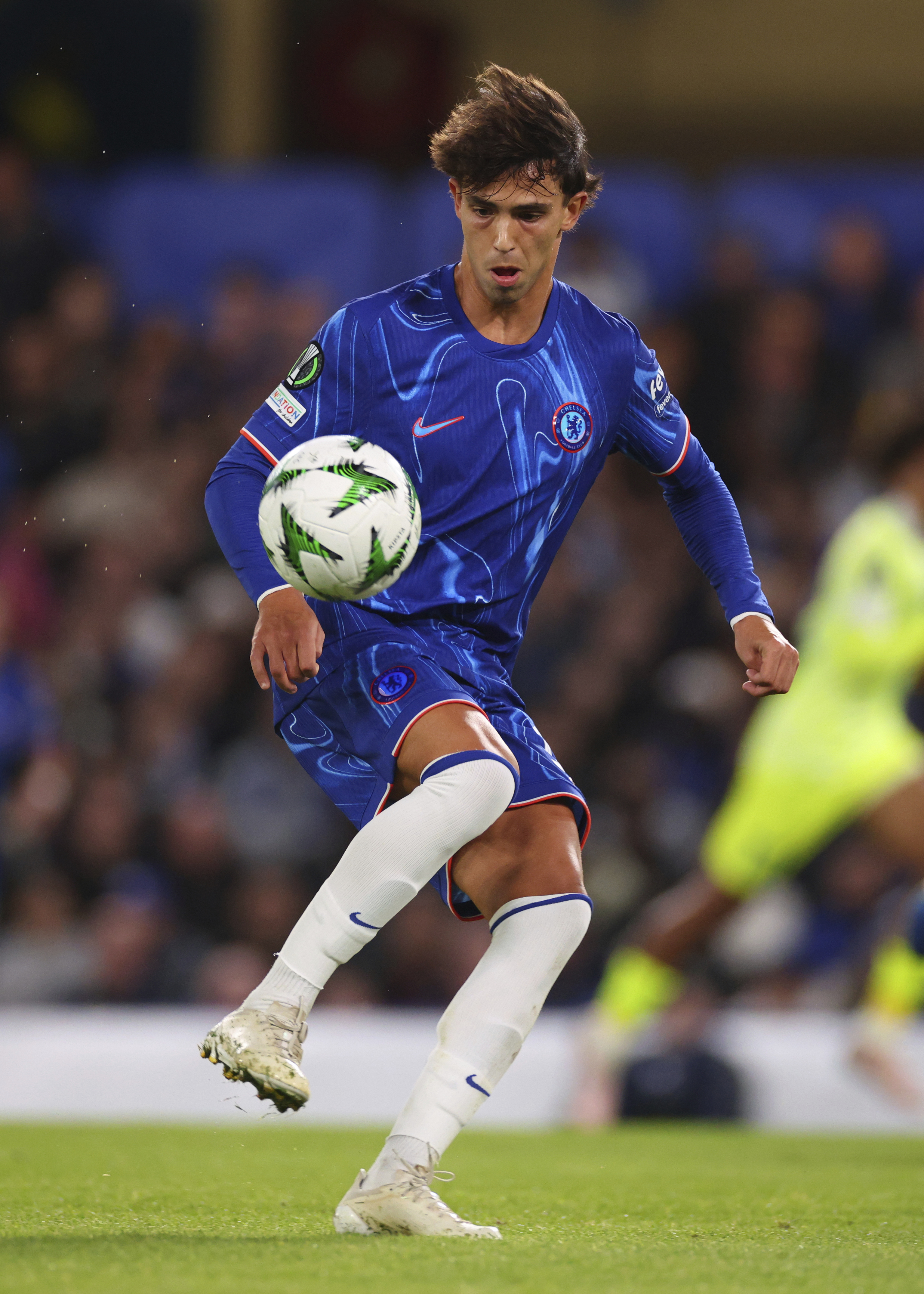 Joao Félix controla un balón en el partido ante el Gante.