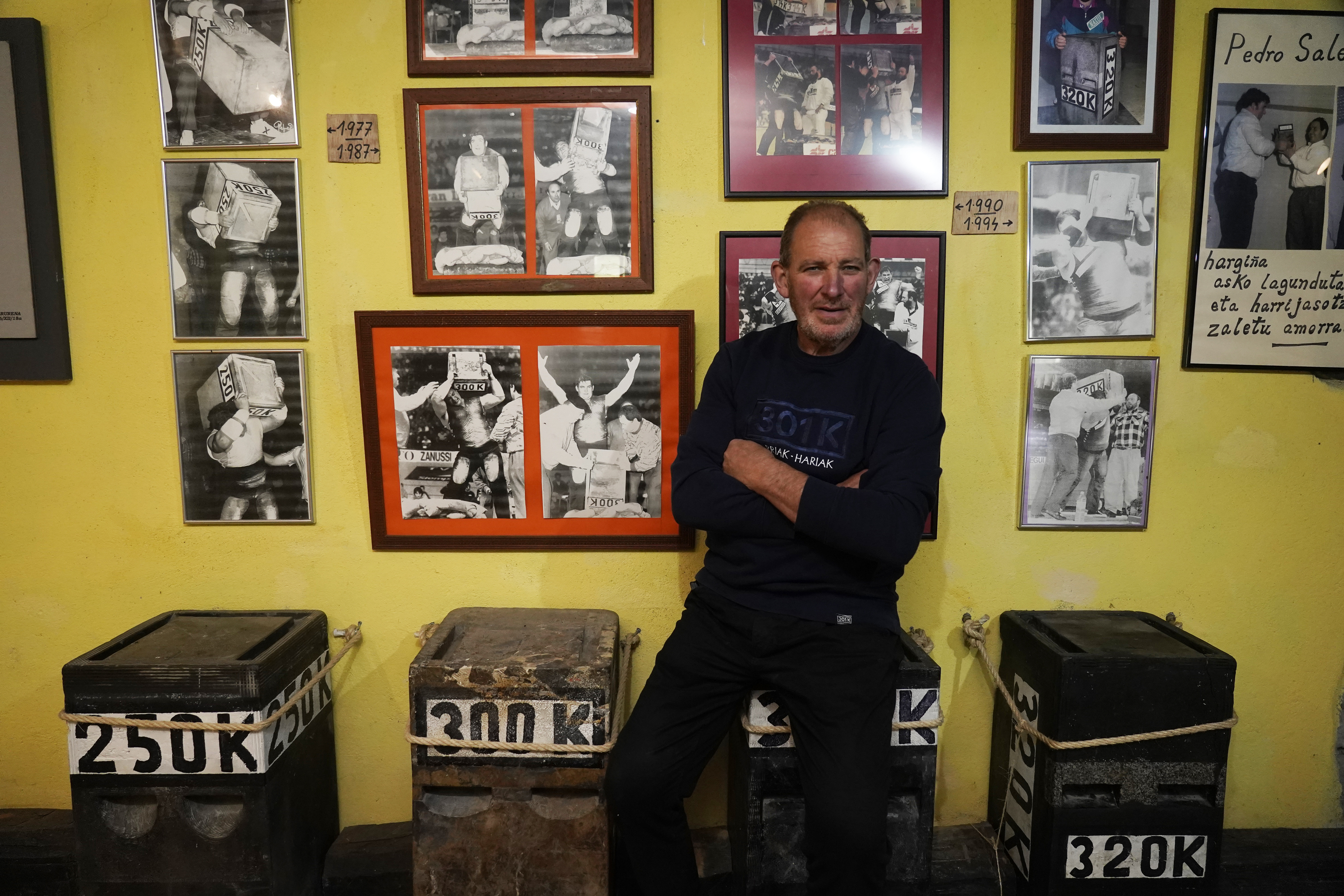 Iñaki Perurena, ex levantador de piedras