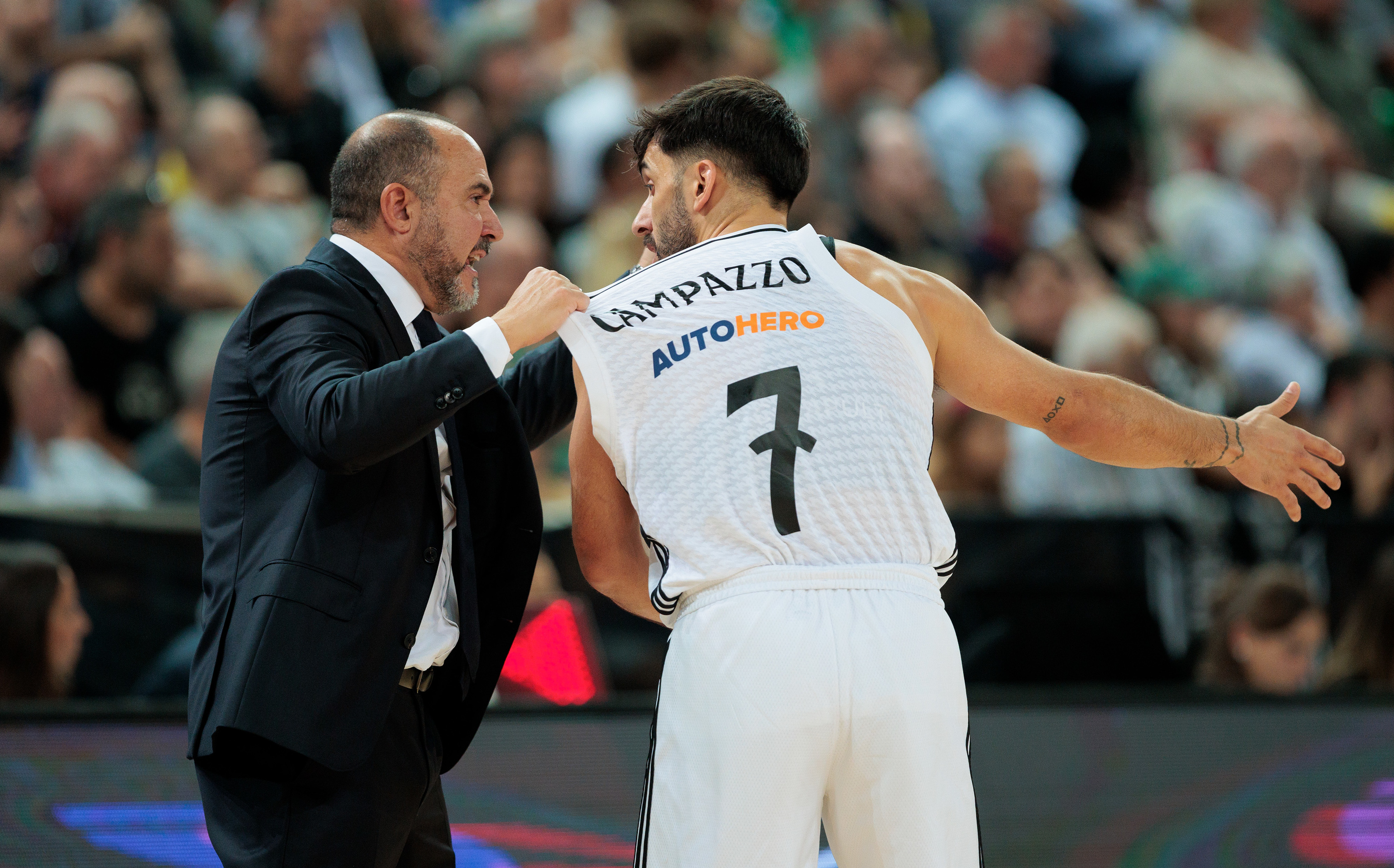 Chus Mateo y Campazzo, en Miribilla.