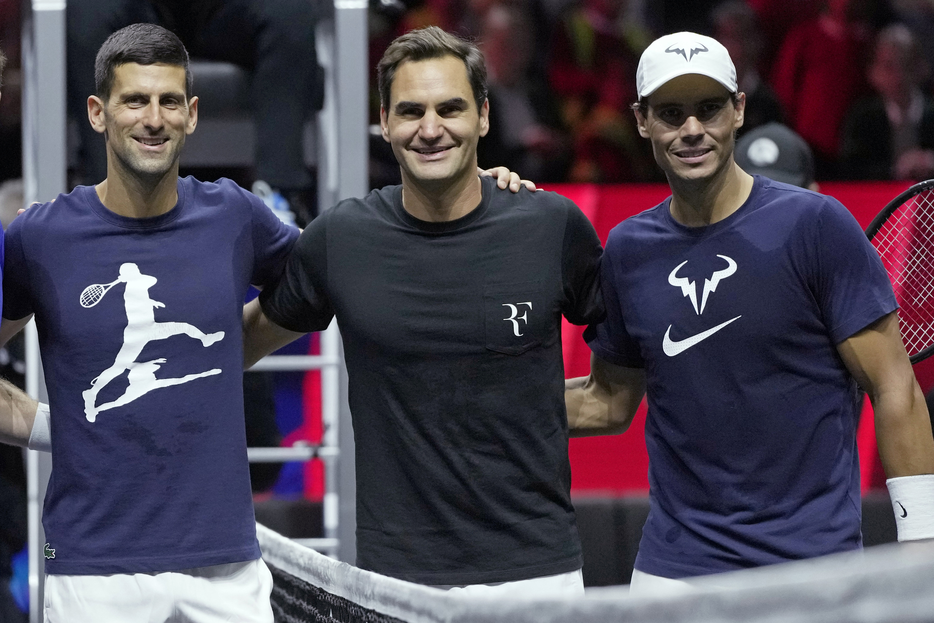 Lin Cheon, una foto del Big Three, Djokovic, Federer y Nadal.