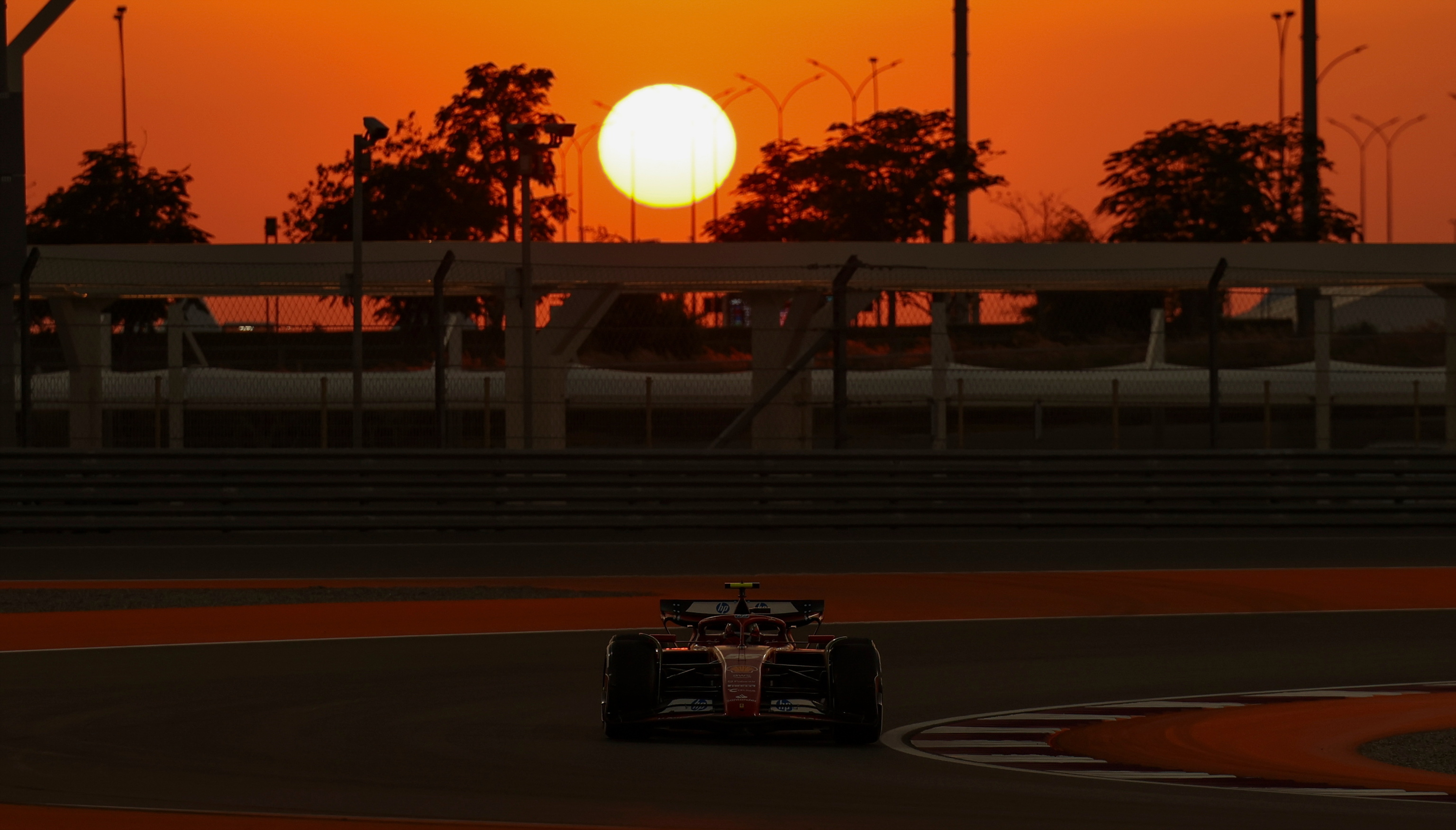 Sainz, el viernes, durante la primera sesión libre en Losail.