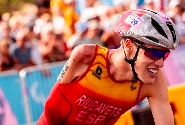 Riudavets, durante los Juegos de París.