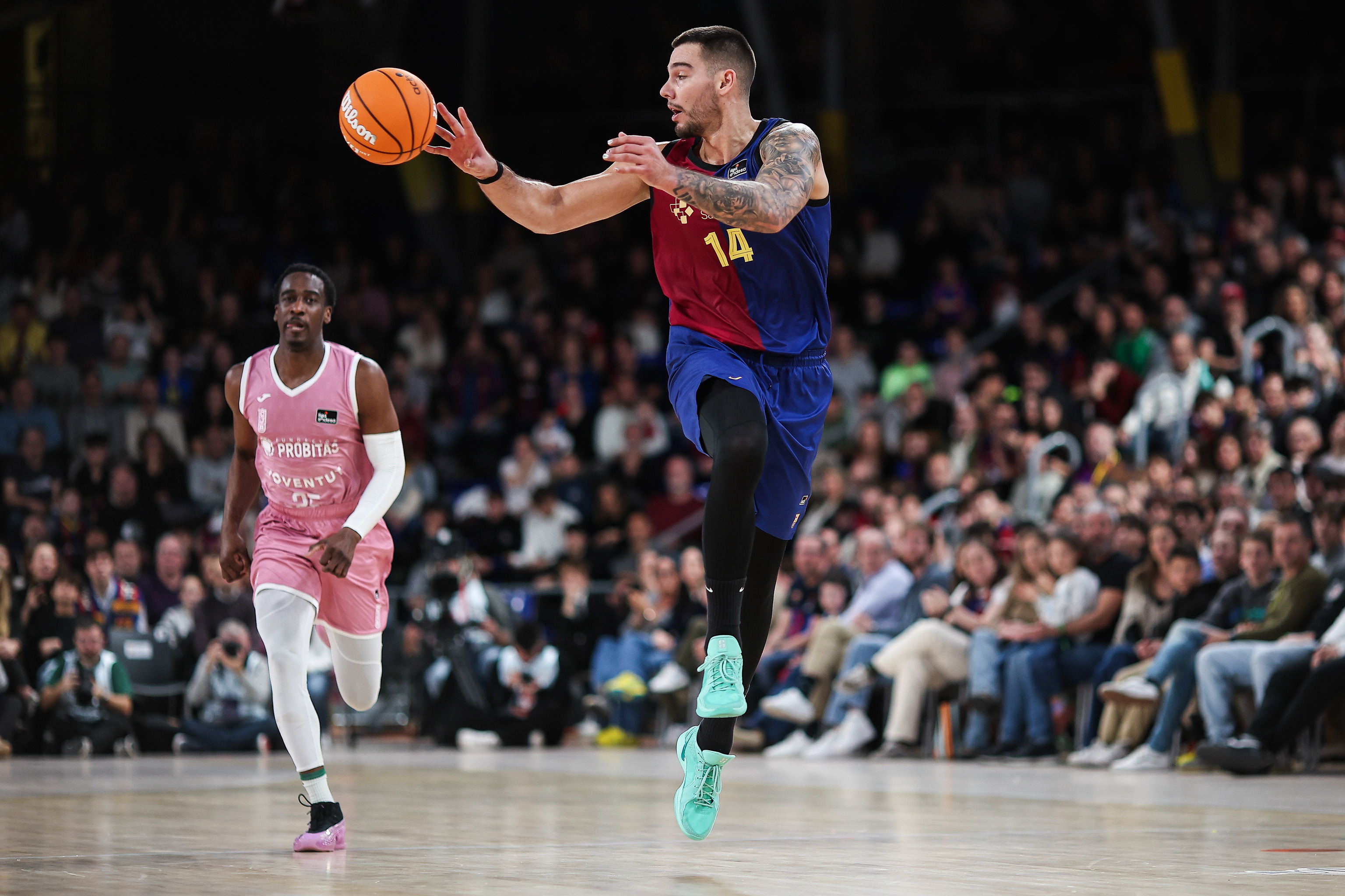 Willy Hernangómez, durante un partido reciente contra el Joventut.