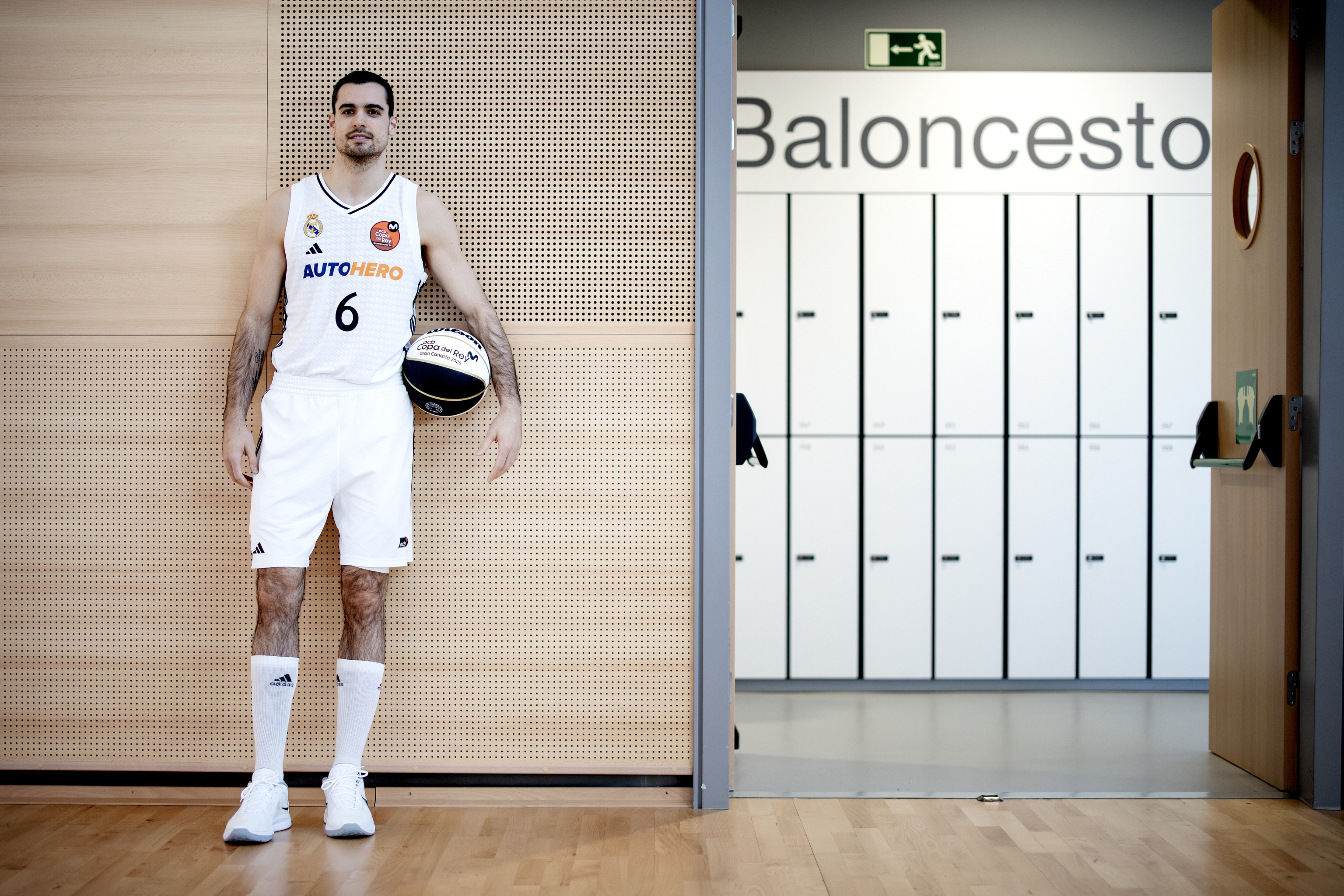 Alberto Abalde, en la Ciudad Deportiva del Real Madrid.