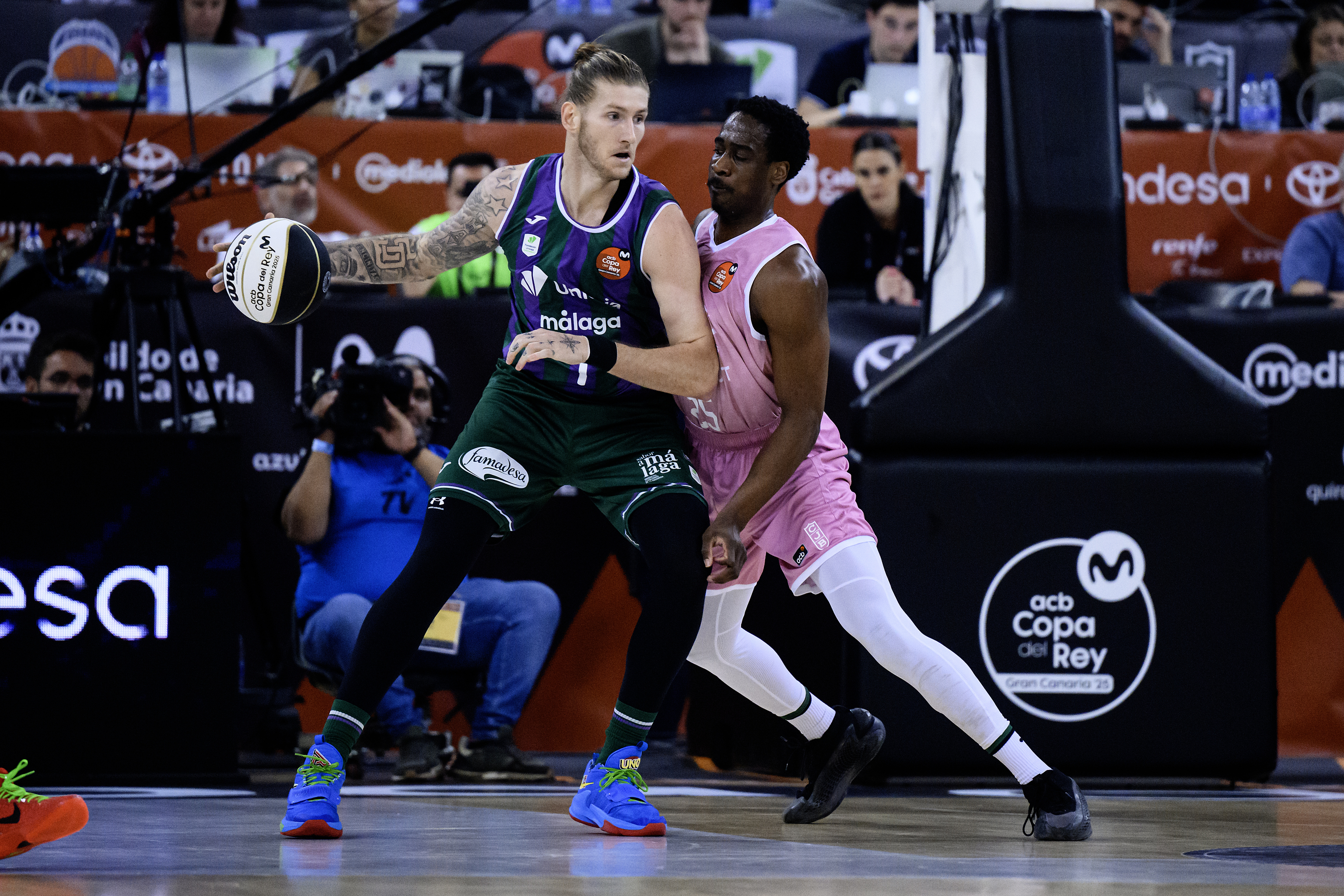 Osetkowski, durante el partido contra el Joventut.