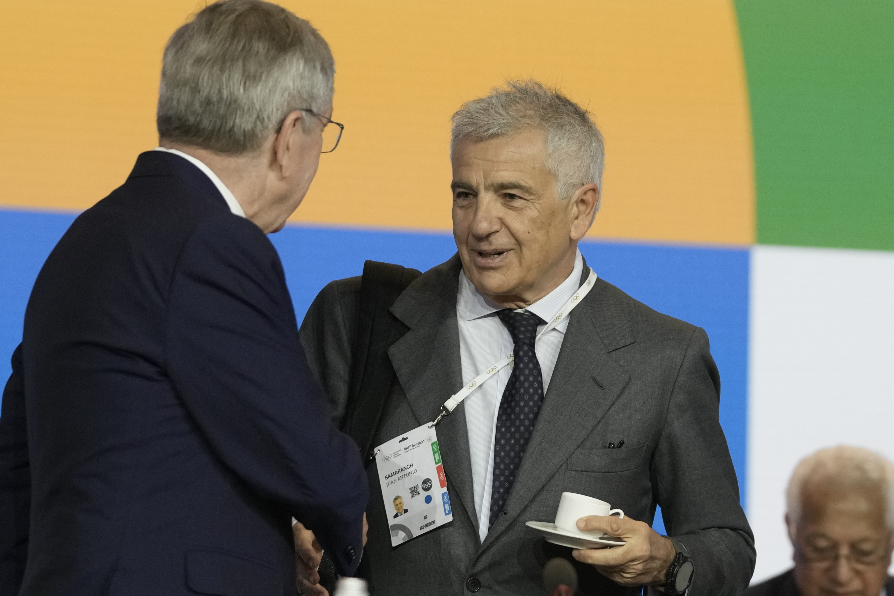 Juan Antonio Samaranch jr., este miércoles, en la Asamblea.