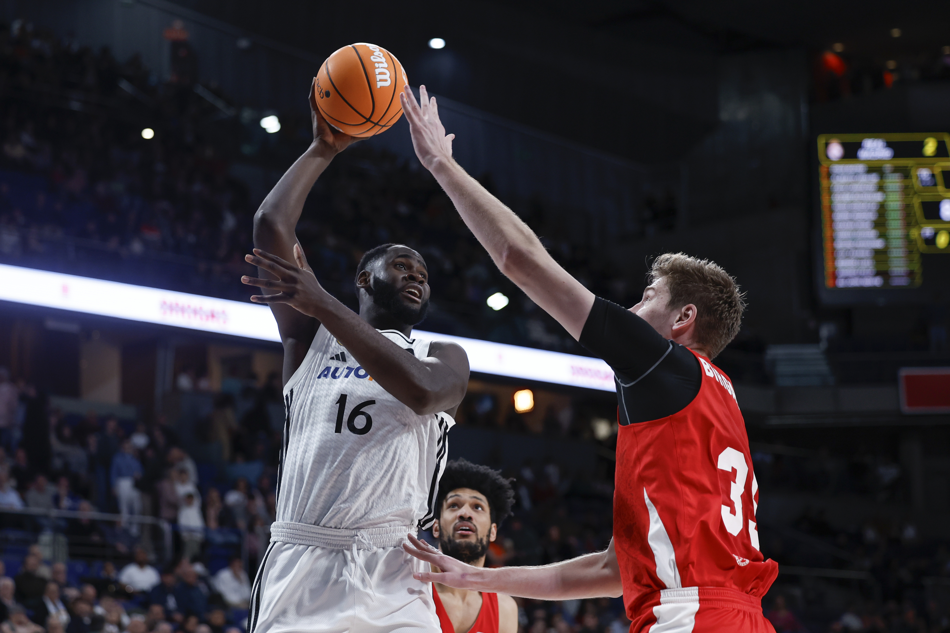 Garuba, en un partido reciente.