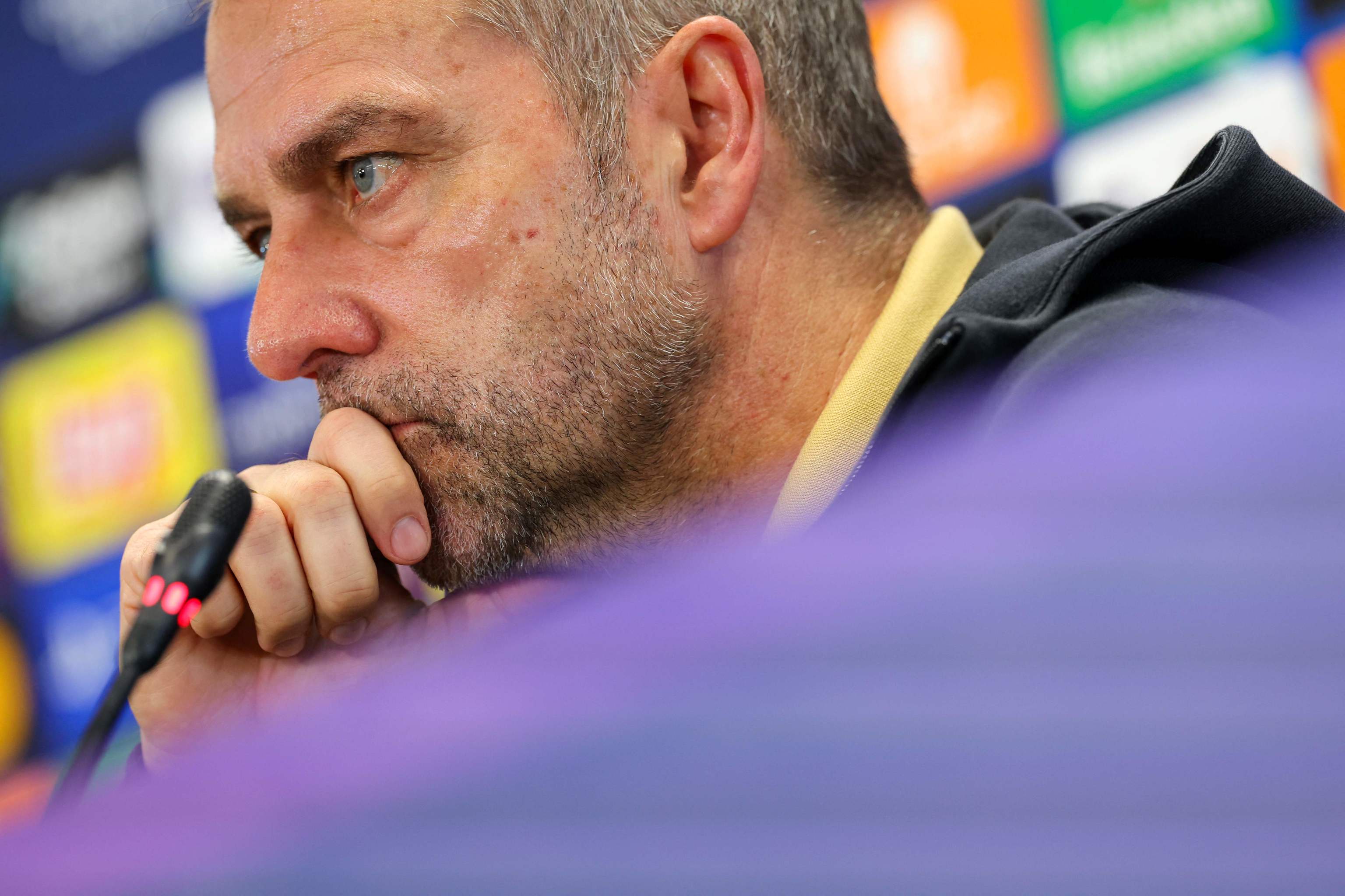 Hansi Flick, en rueda de prensa.