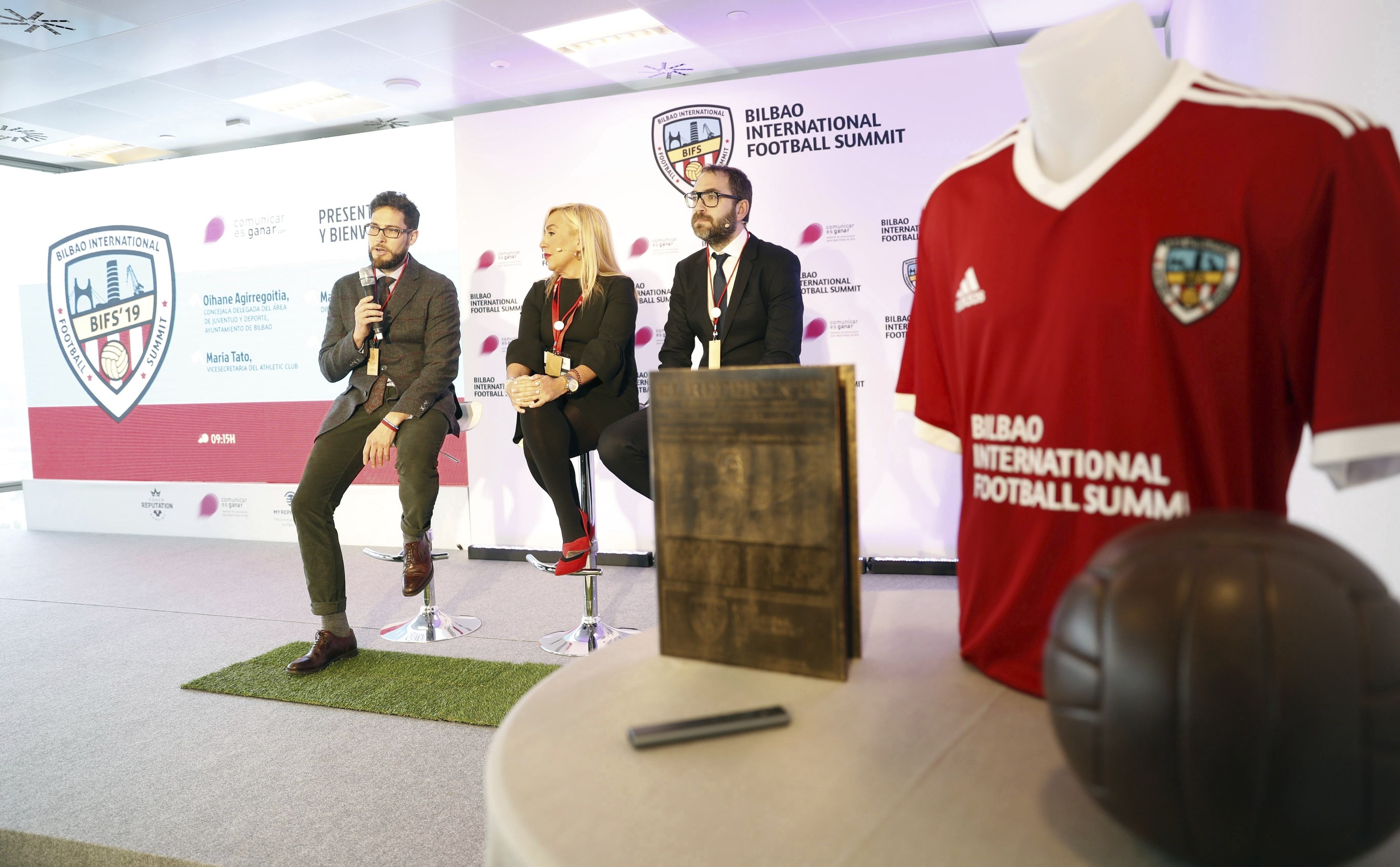 María Tato, en 2019, durante su etapa como vicepresidenta del Athletic.