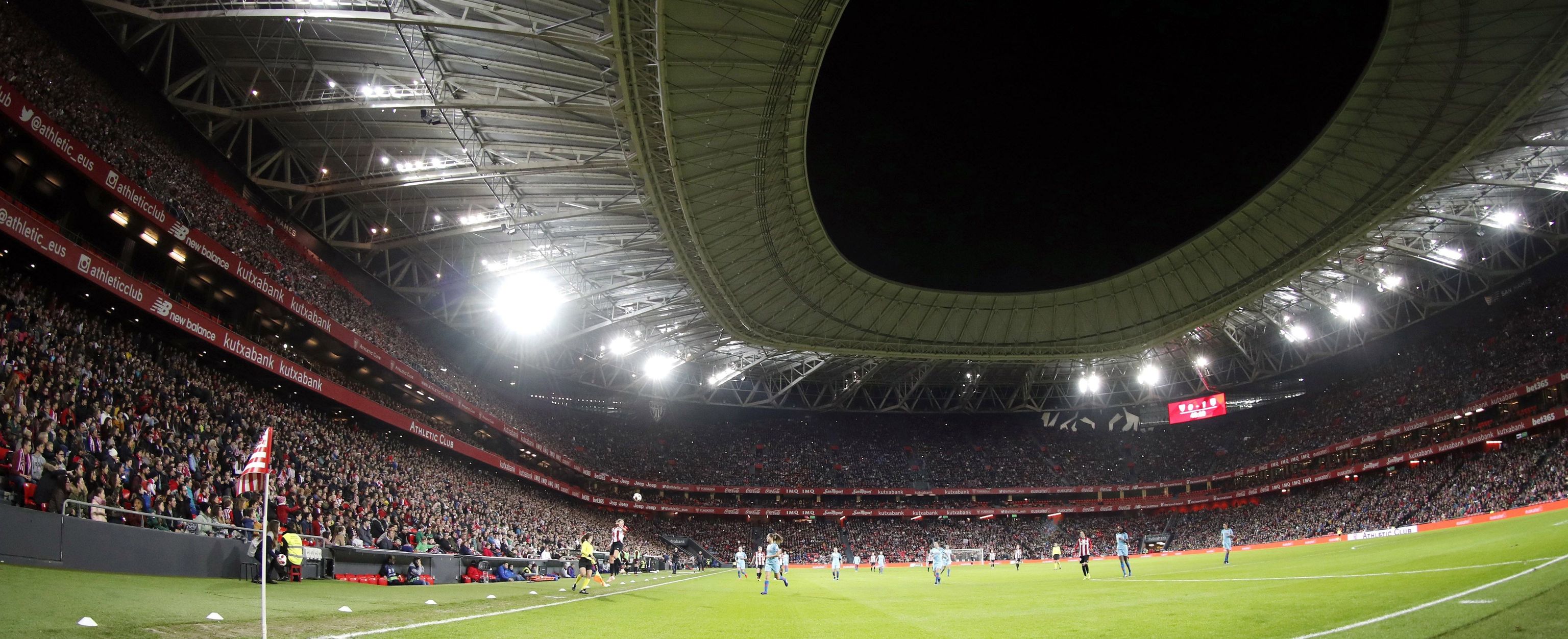 Partido de la Copa de la Reina en San Mamés.