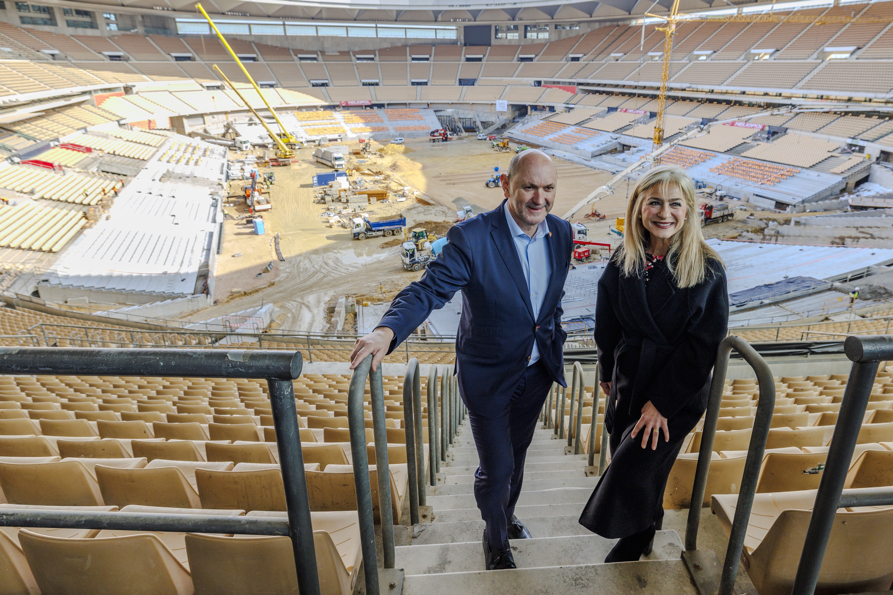 Louzán, en su reciente visita a la Cartuja.