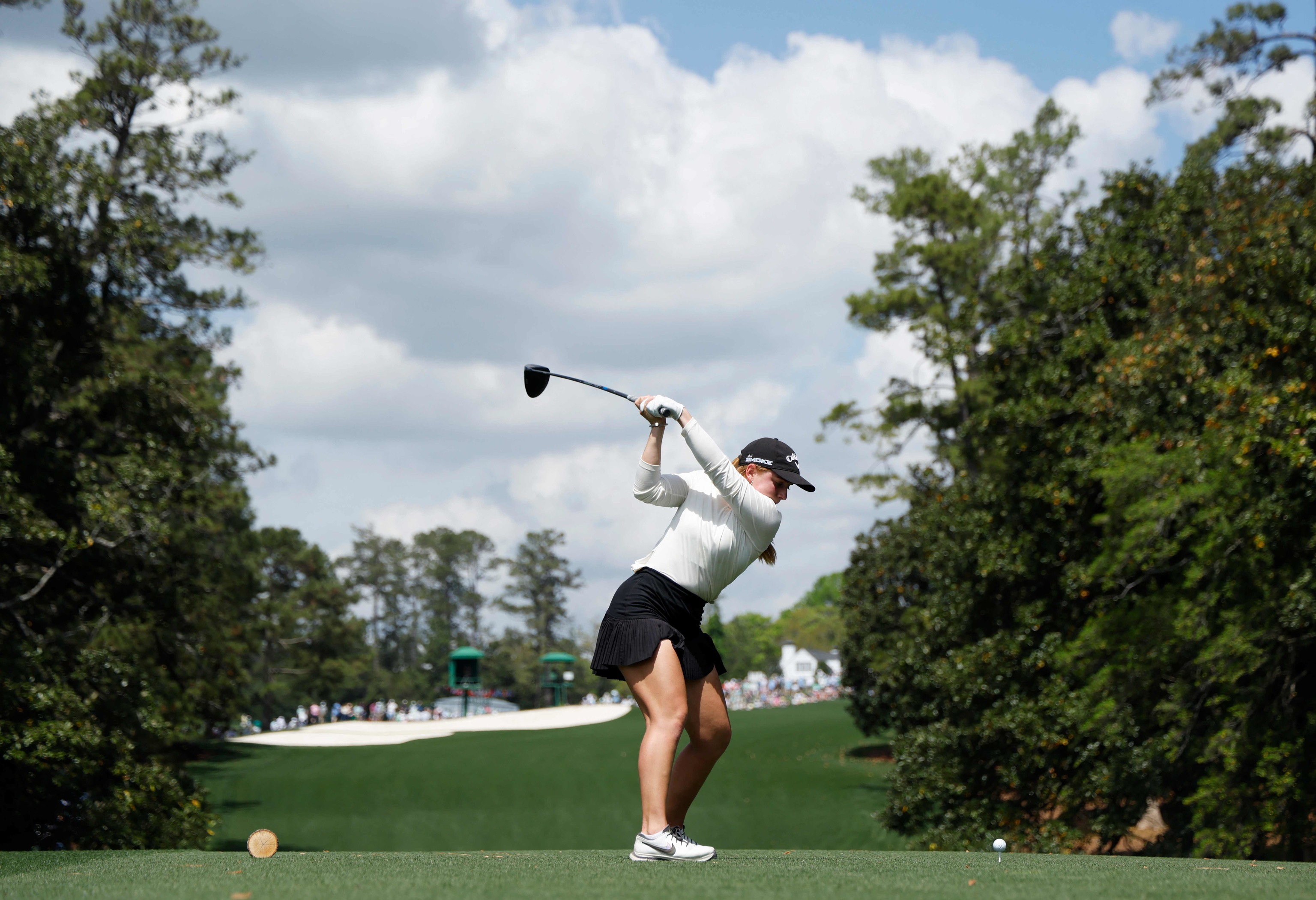 Carla Bernat, en acción, en Augusta.