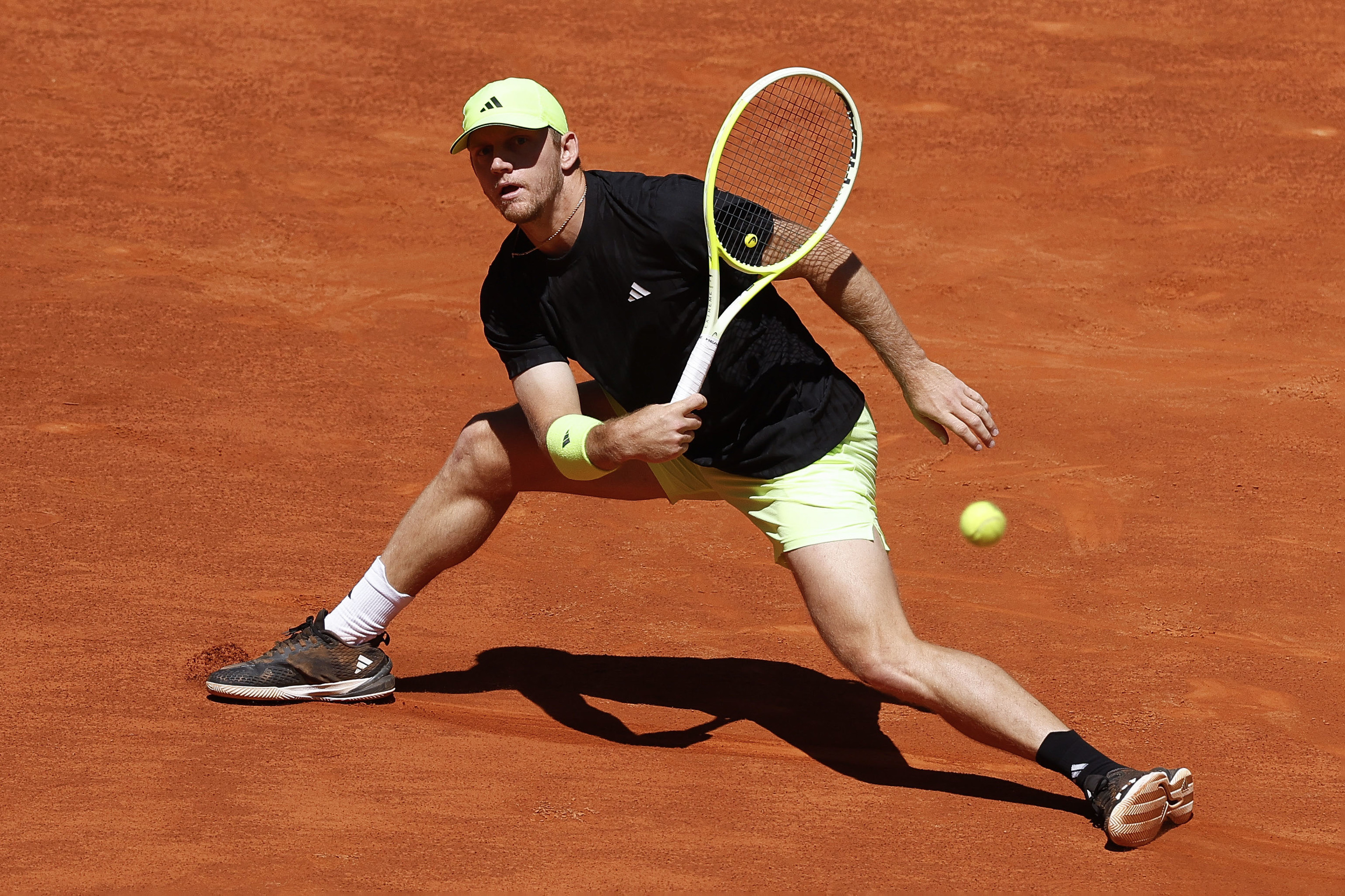 Davidovich, en su partido ante Zverev.