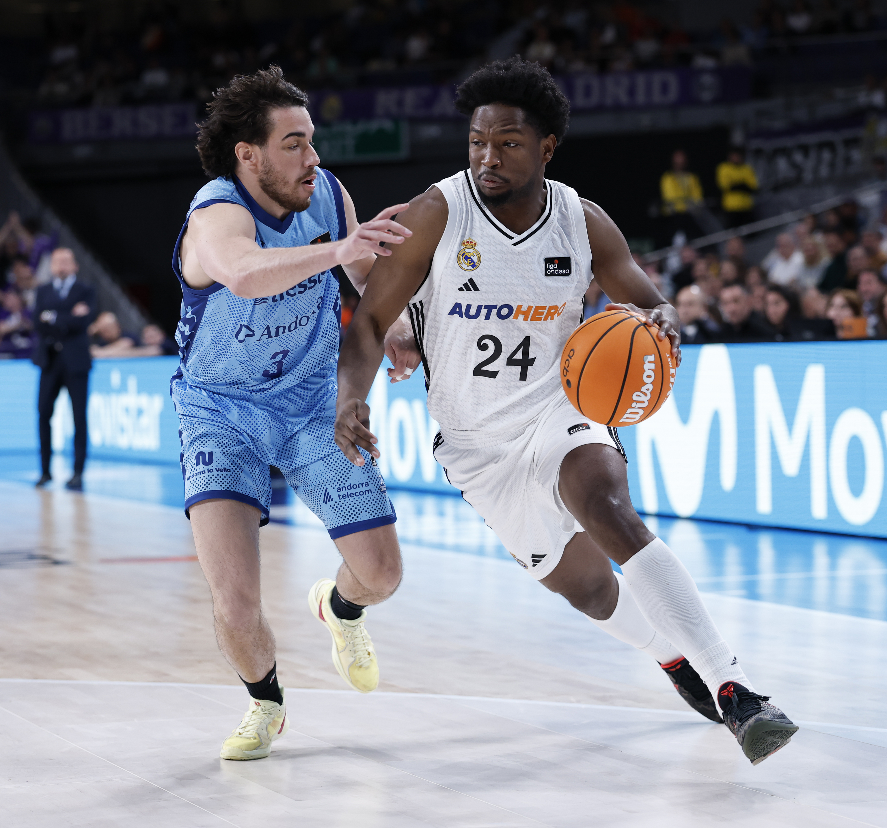 Andrés Feliz, durante el partido de ACB contra el Andorra.