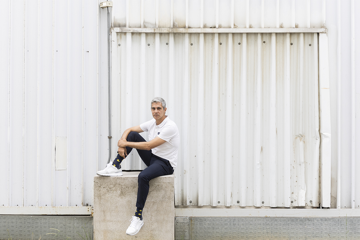 José Luis Sánchez posa en la sede de Atresmedia.