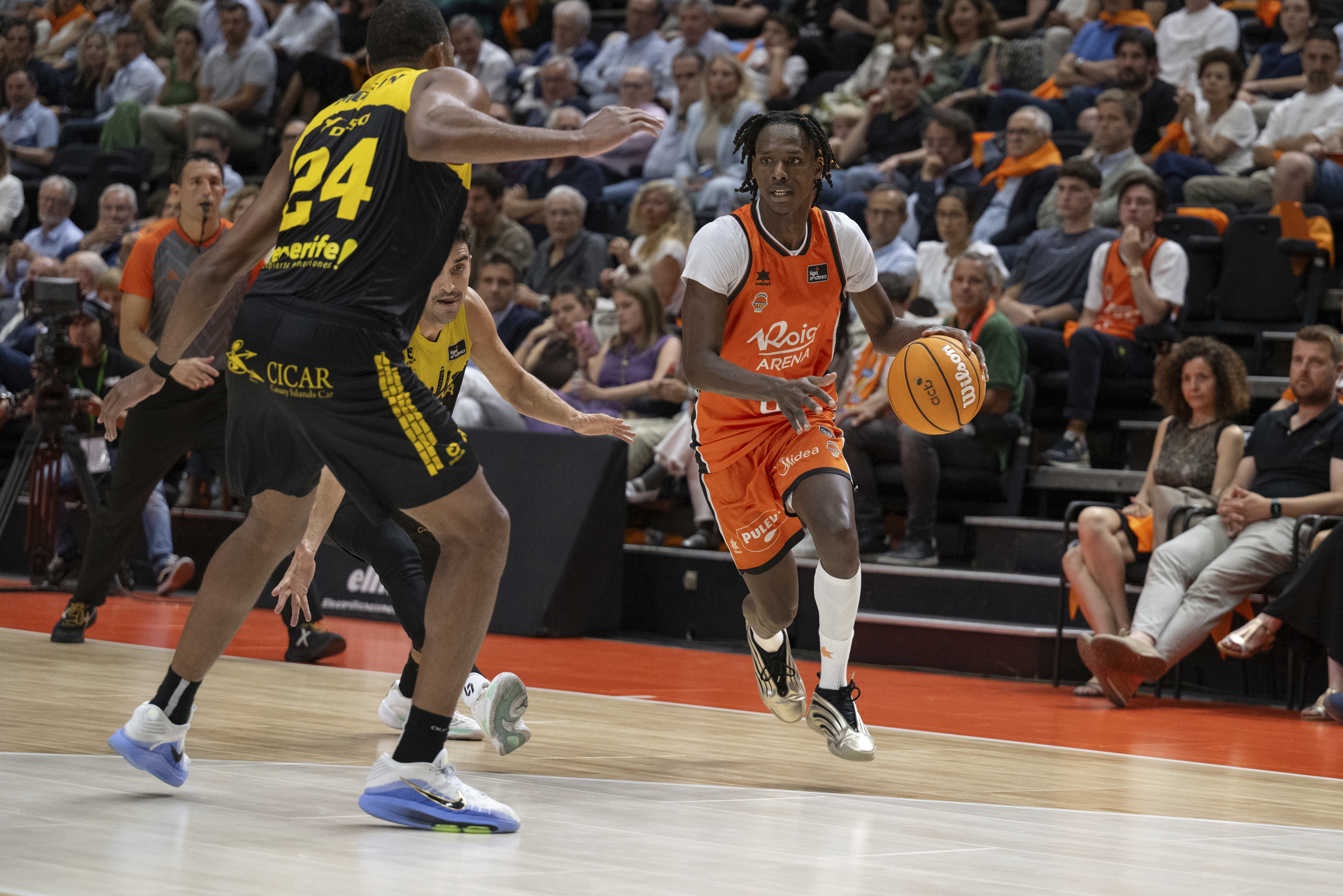 Badio, en el primer partido contra el Tenerife.