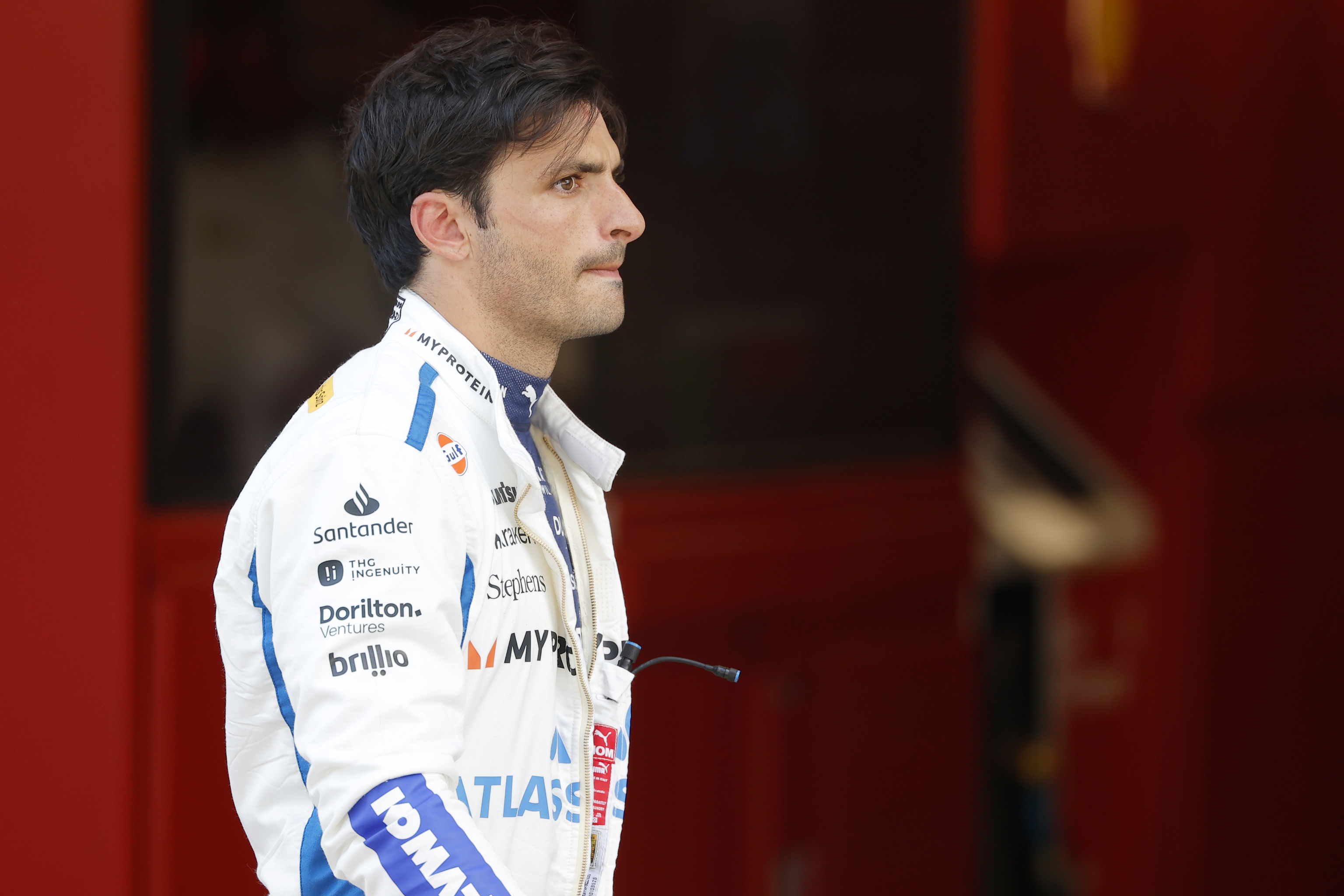 Sainz, abatido tras su eliminación en la Q1.