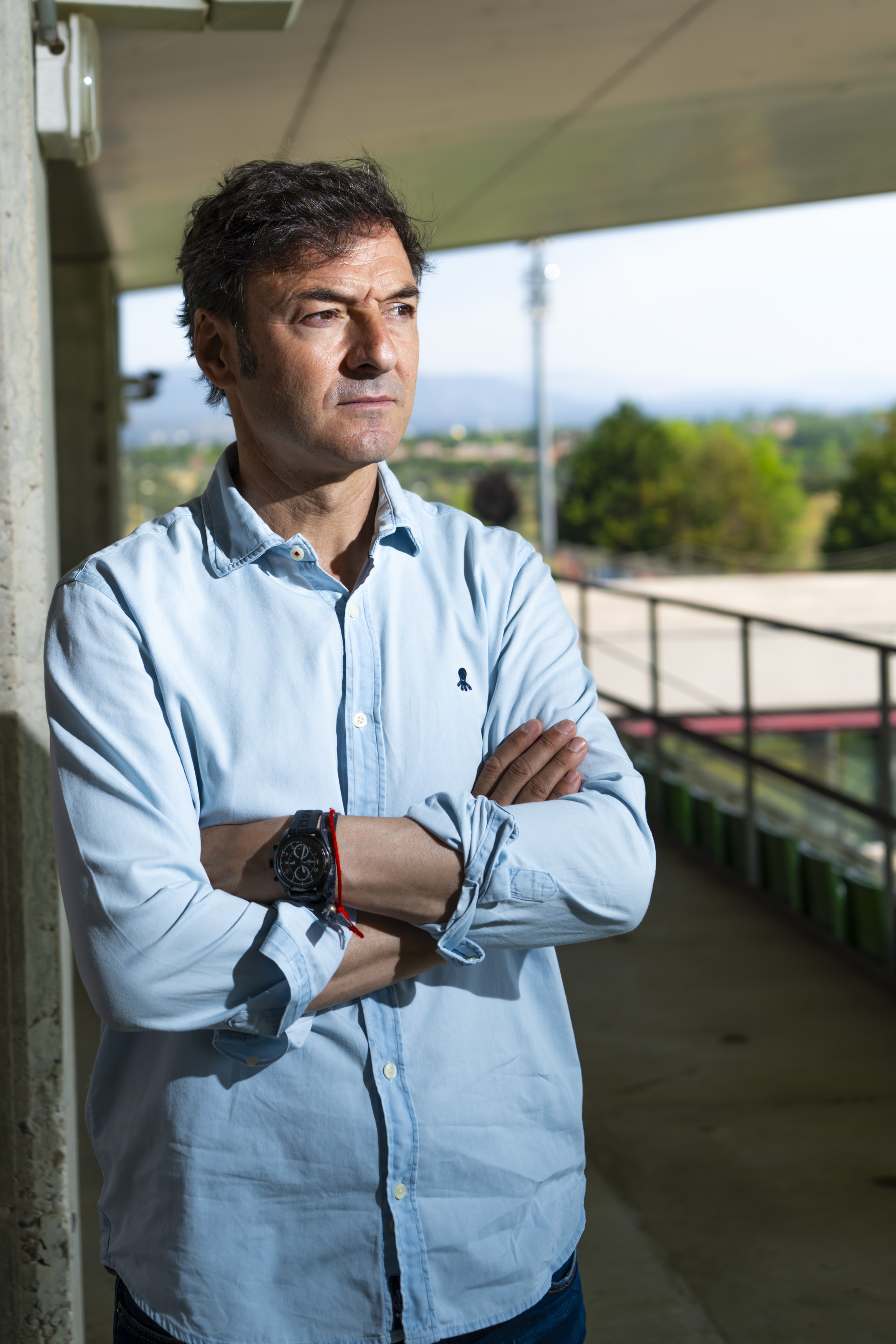 El técnico posa para la entrevista con EL MUNDO.