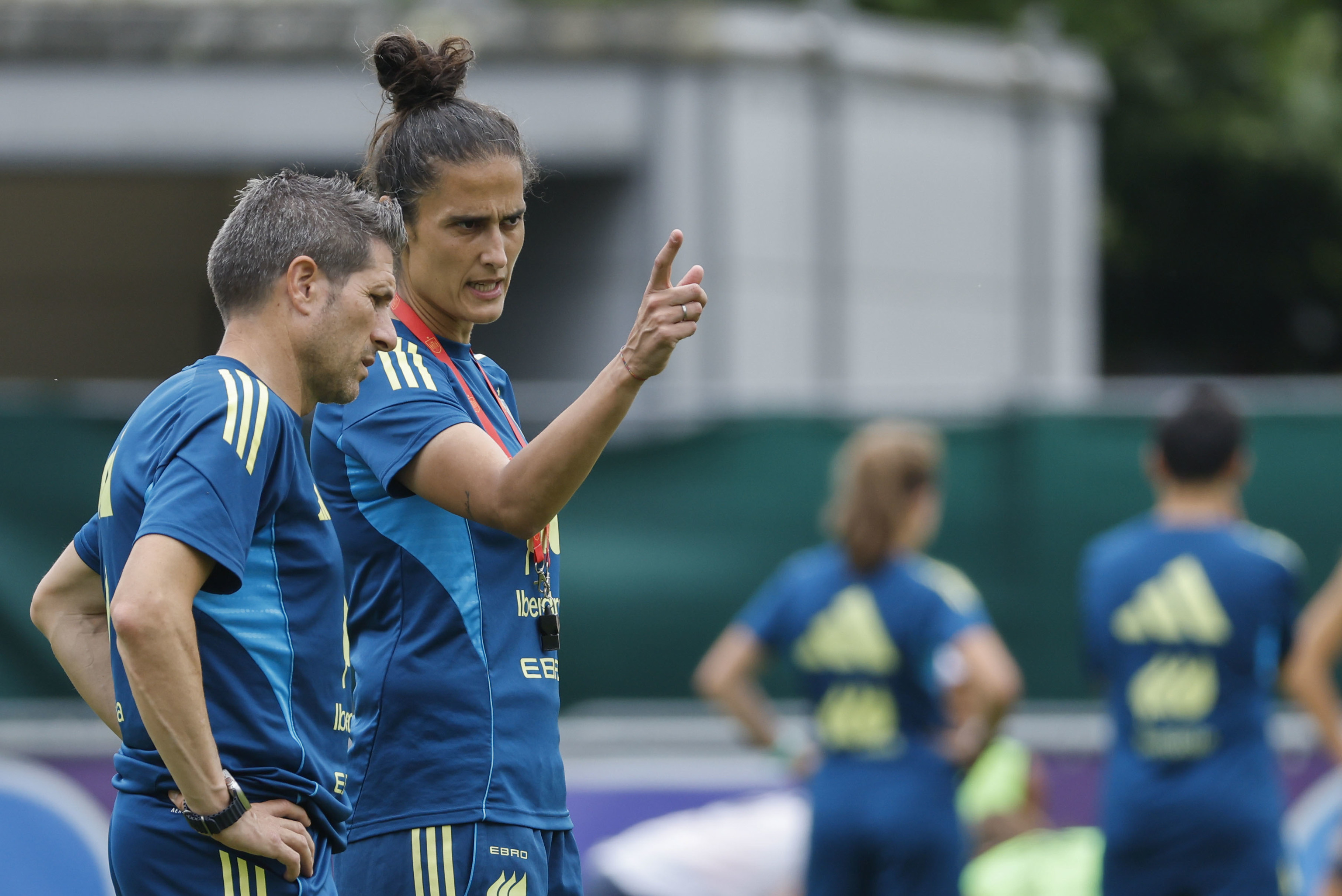 Tomé con su segundo, Nacho Fernández.