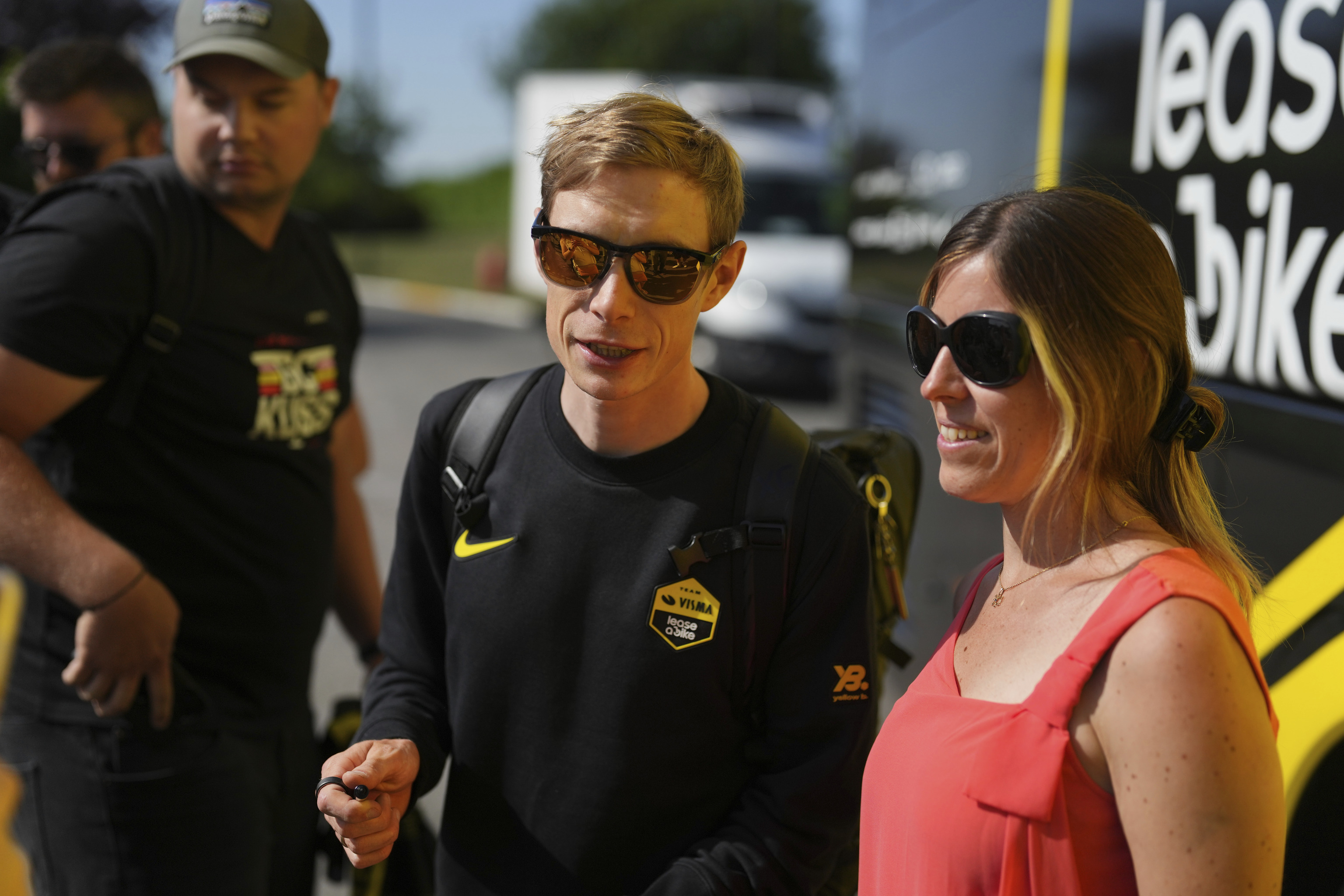 Vingegaard, en Lille, en los días previos al comienzo del Tour.