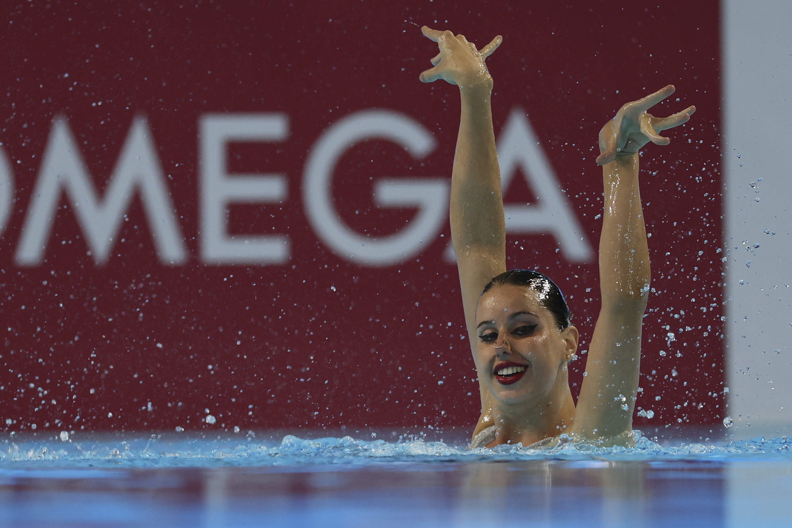 Tió, en pleno ejercicio de la final.