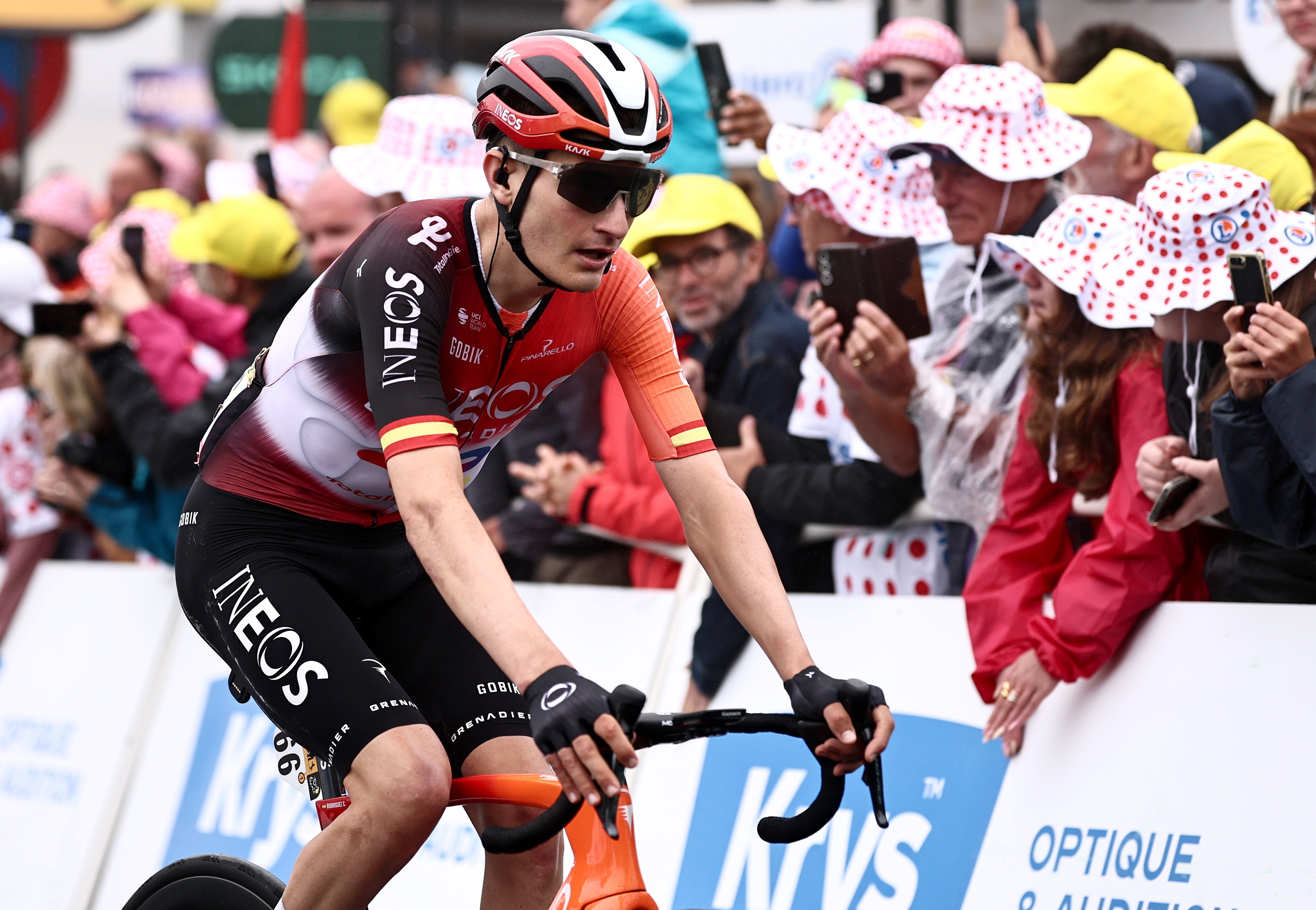 Carlos Rodríguez, en el Tour.