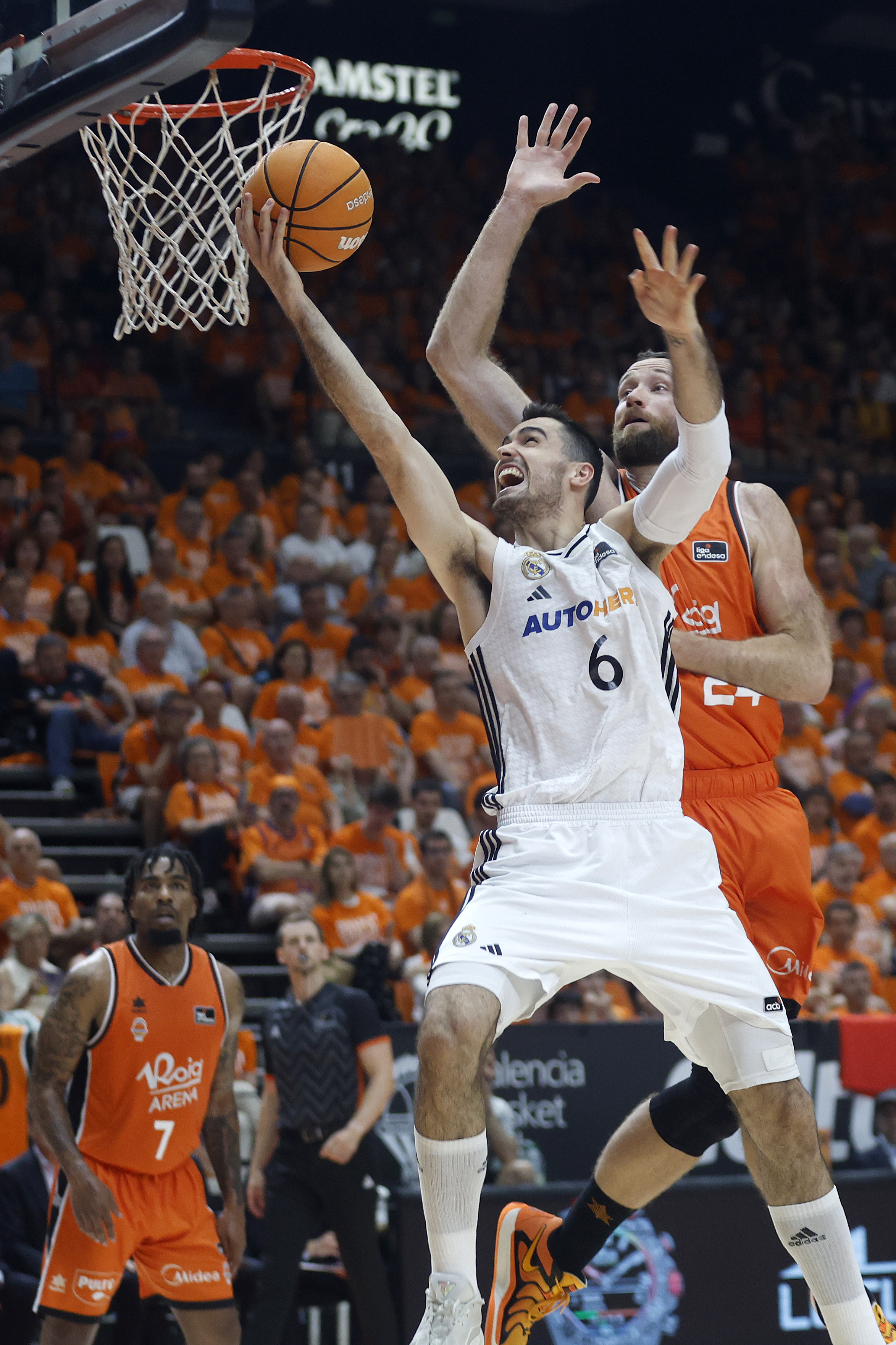 Alberto Abalde, durante la final de la ACB contra el Valencia.
