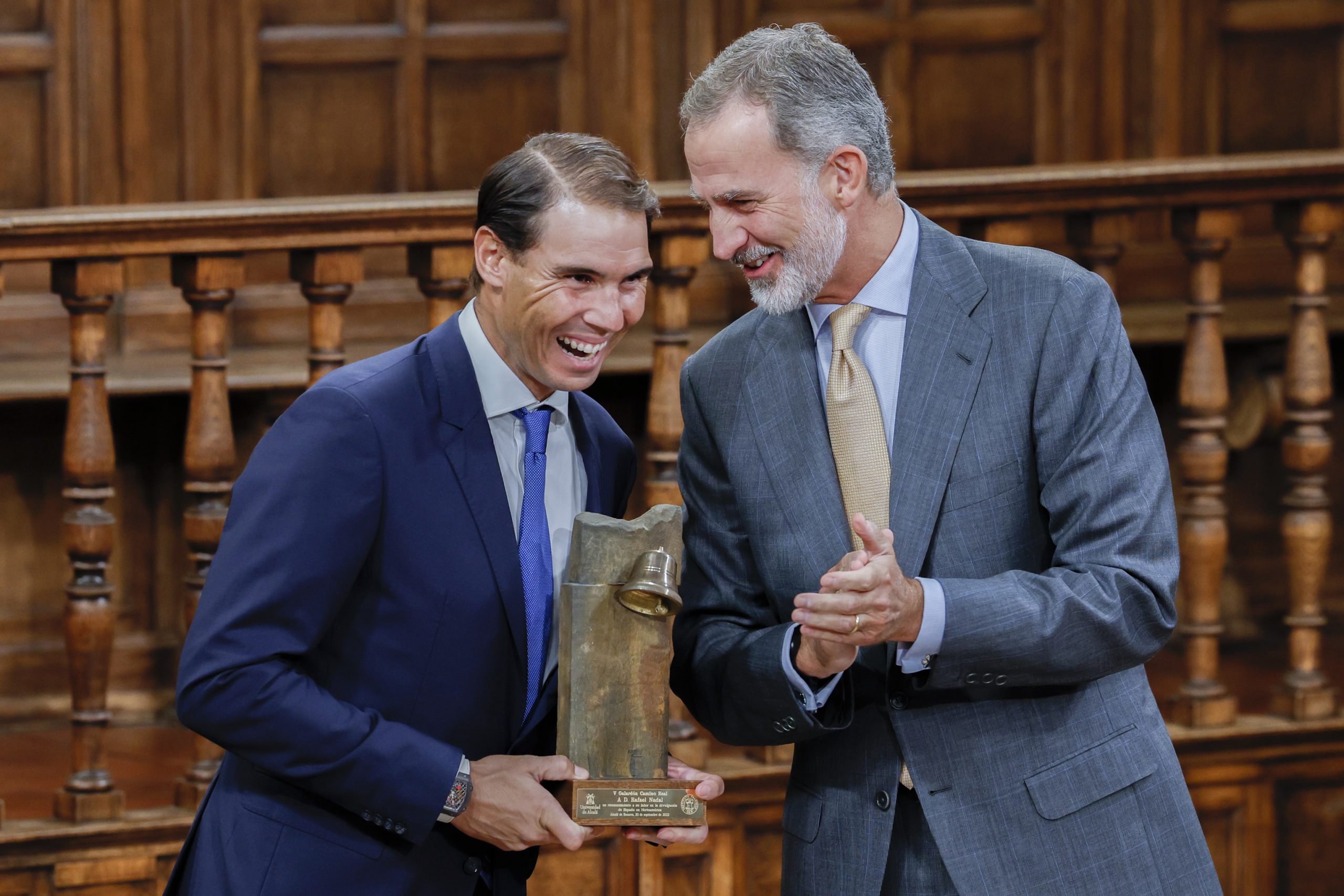 Felipe VI premia a Rafa Nadal como español sobresaliente: "Su espíritu de competición ha movilizado a muchísimas personas"