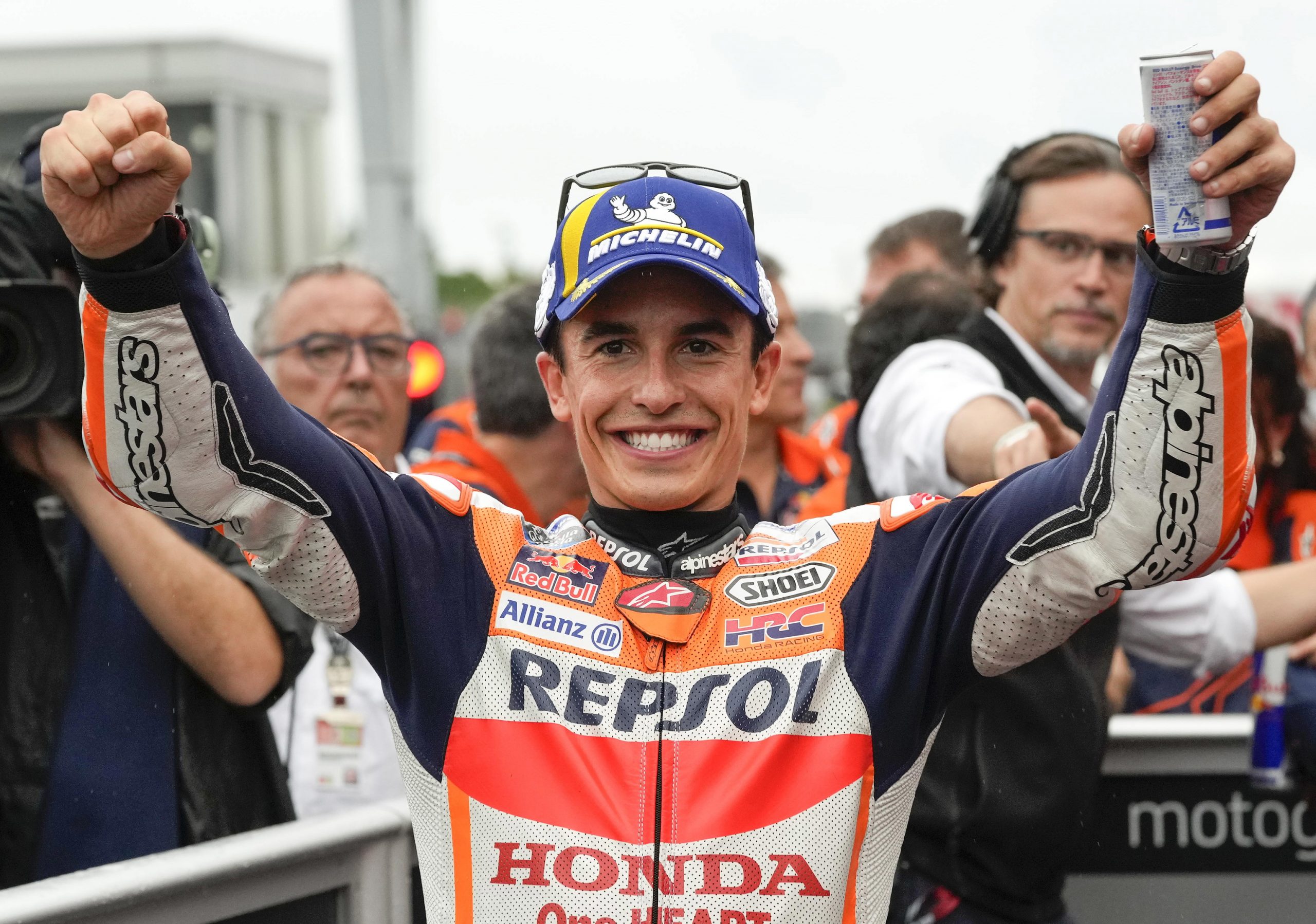 La felicidad de Marc Márquez: "No sentía dolor"