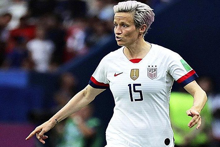 Megan Rapinoe muestra su apoyo a las 15 jugadoras que han renunciado a la selección femenina