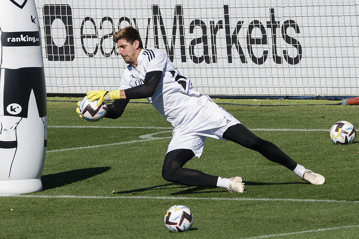 Courtois, baja de última hora ante Osasuna