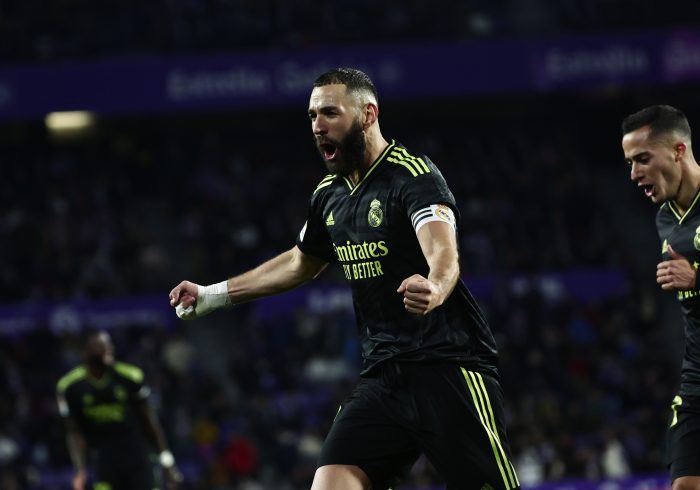 Benzema encuentra el desagravio ante un buen Valladolid