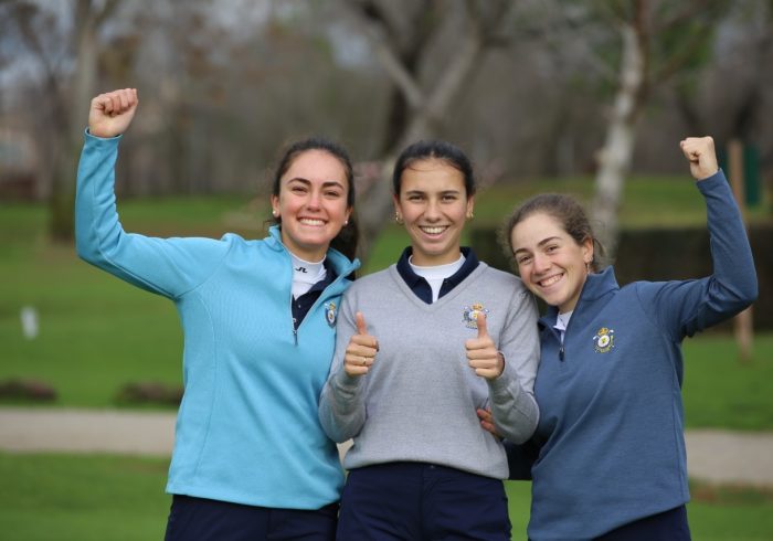 Cayetana Fernández, Paula Martín y Andrea Revuelta: las niñas de oro del golf español