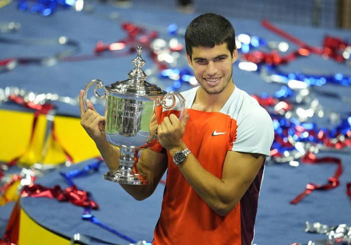 Subastan las zapatillas de Carlos Alcaraz en el US Open y vuelan a Nueva York