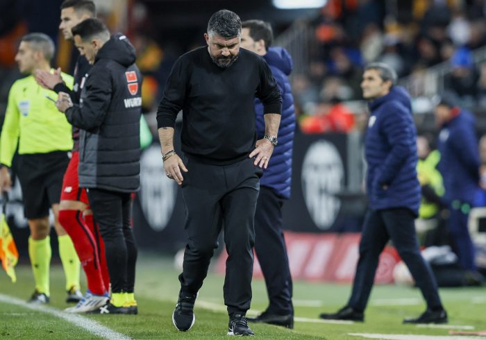Gattuso acuerda su salida del Valencia, con el equipo a un punto del descenso
