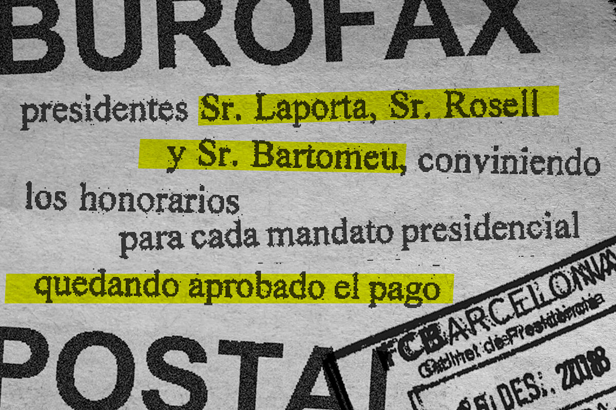 Enríquez Negreira reclamó dinero al Barcelona "después de tantos años de favores prestados" y señaló al "Sr. Laporta"