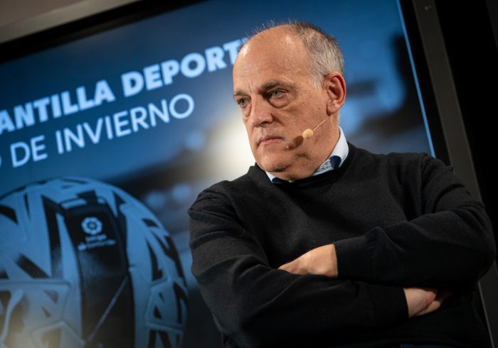 Javier Tebas: "Si Laporta no da una explicación razonable del caso Negreira, debería dimitir"