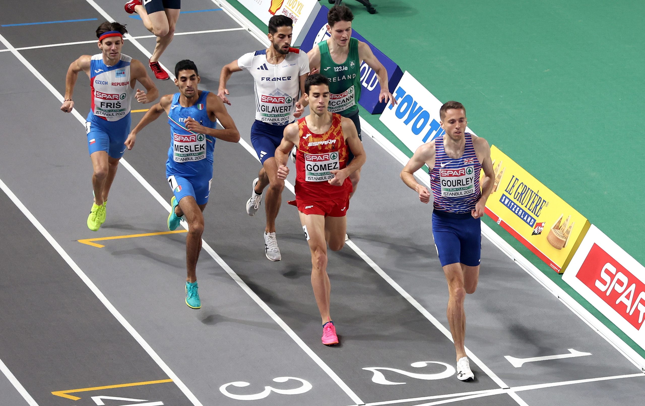 Jesús Gómez, a la final del 1.500, con Ingebrigtsen al ralentí