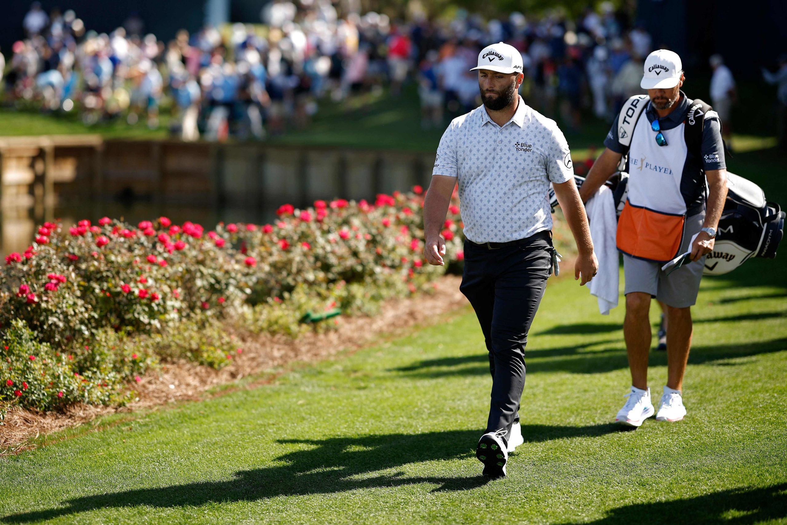 La accidentada segunda jornada del The Players; retirada de Rahm y juego suspendido