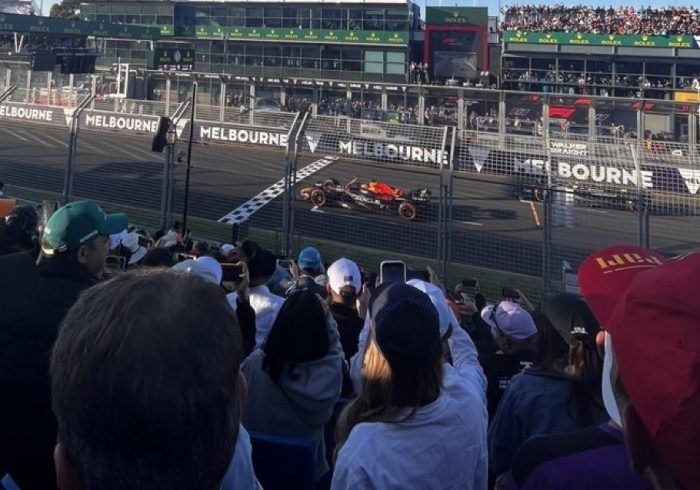 Max Verstappen, su mala posición en la salida y el visto bueno de la FIA: "Estaba sobre la línea"
