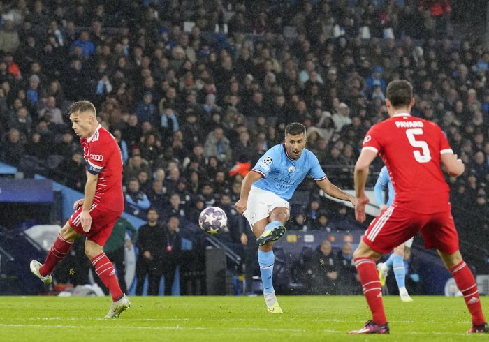 Rodri marca el gol de una vida en el monumental triunfo del City frente a un hundido Bayern